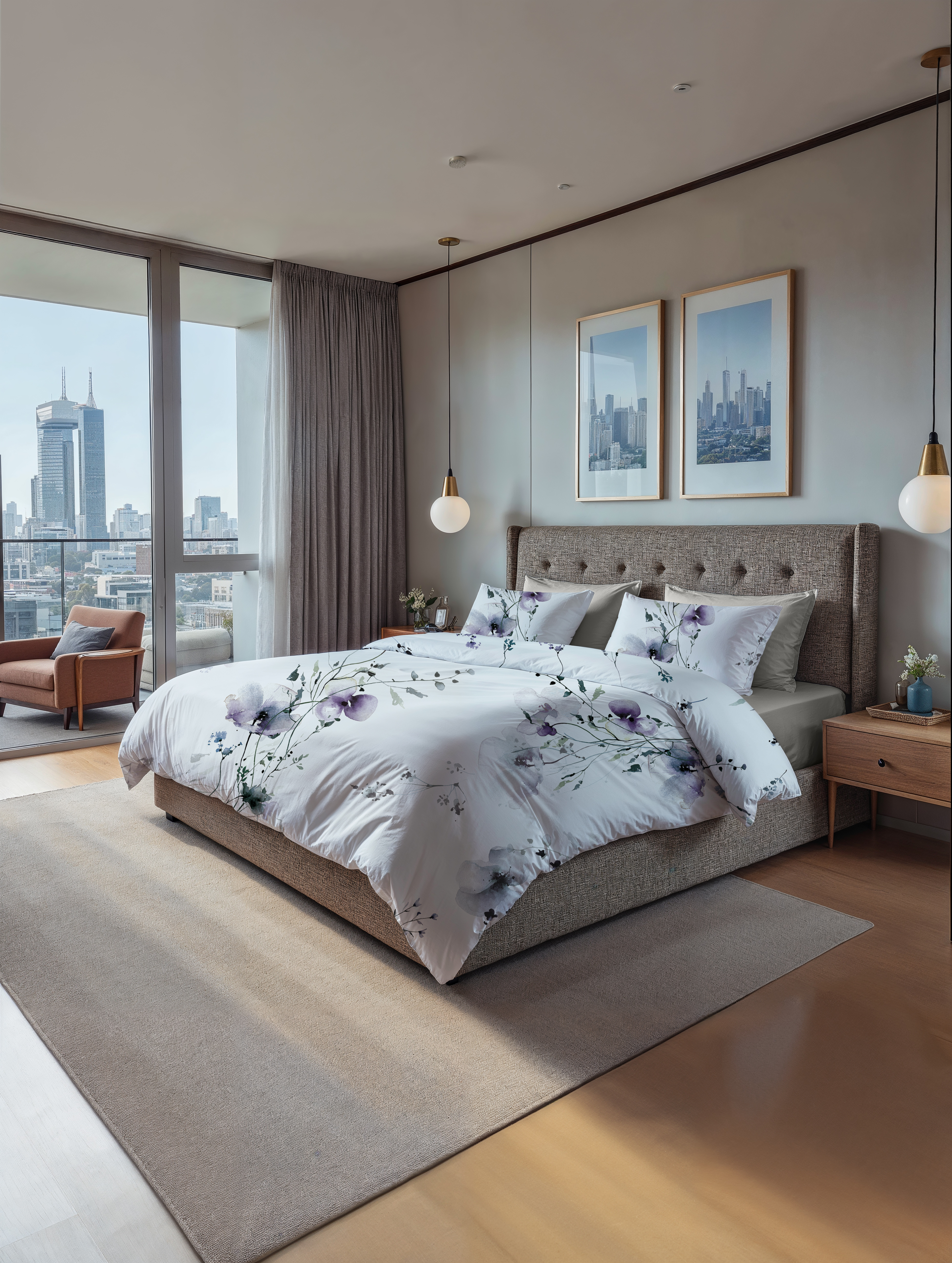 Heckettlane Bettwäsche ca. 135x200cm in Farbe White