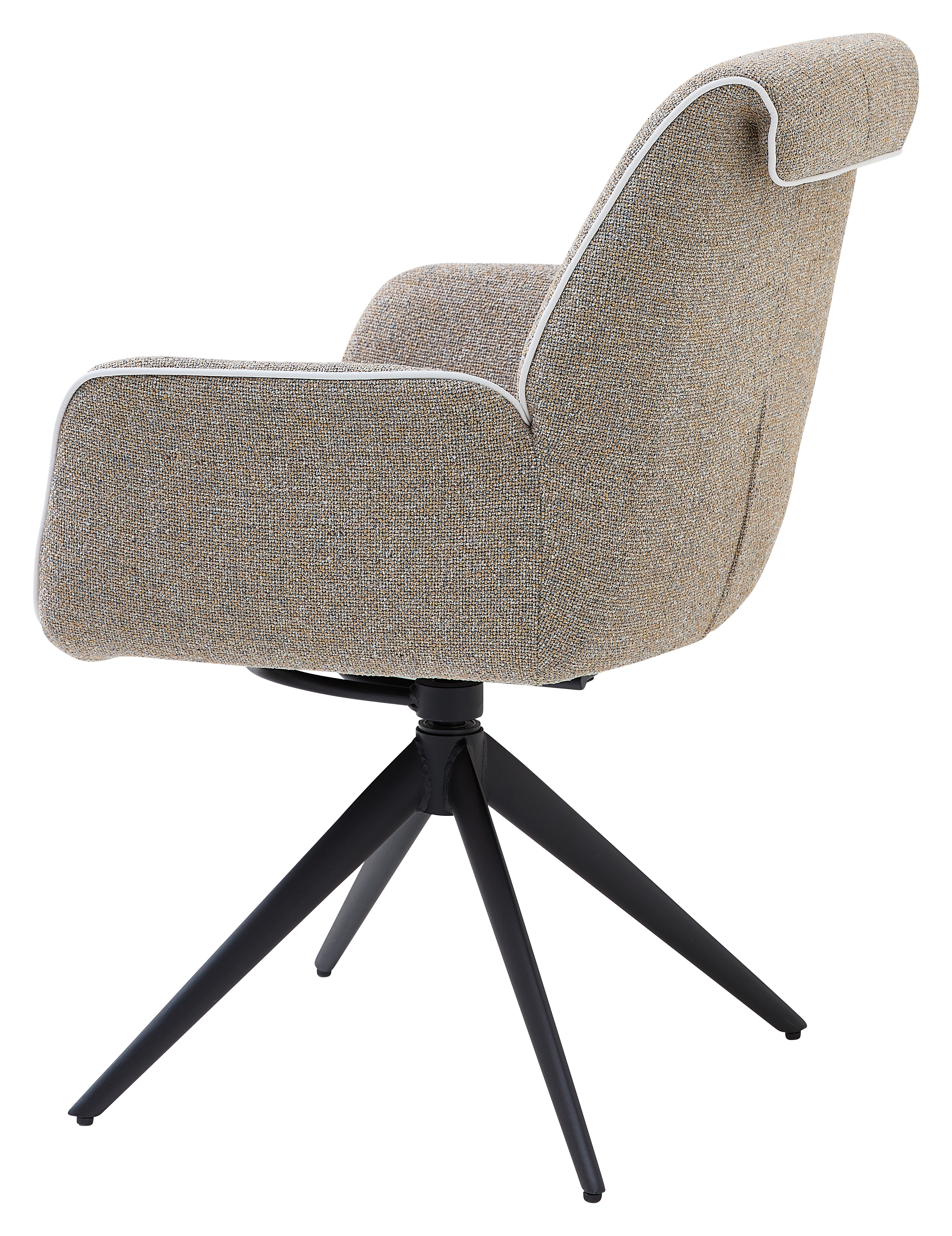 Stolkom Armlehnstuhl ENJA ca. B64 H92 T65 cm in Stoff Hevre 64 taupe