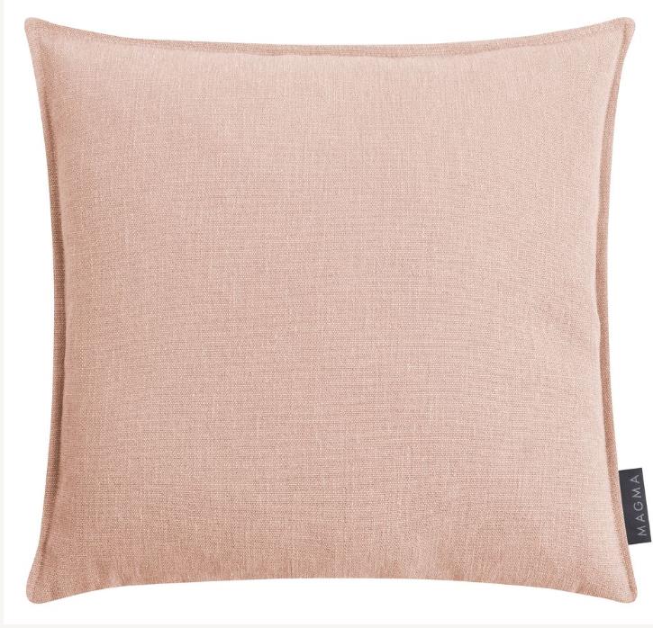 Magma Heimtex Kissenhülle NIKA ca. 40x40cm in Farbe nude, Kissen, Dekoration für Zuhause, Leinen