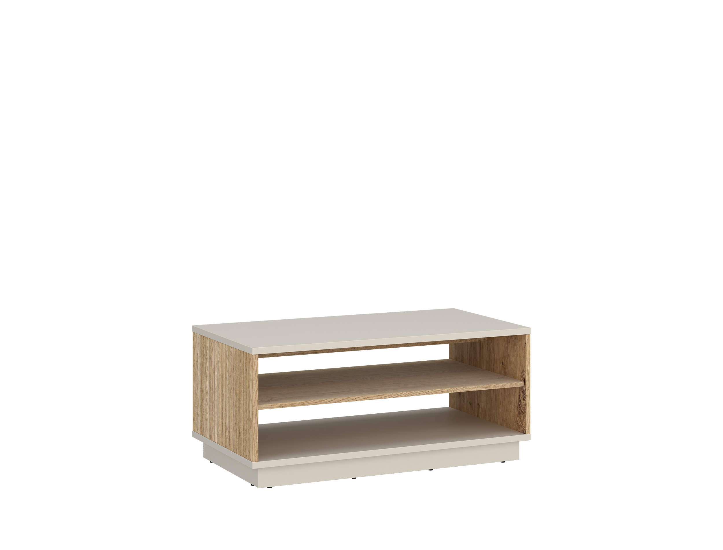 Couchtisch MOSANO ca. B100 H46,5 T65 cm in Cashmere, Cremona Eiche, Kaffeetisch, Mobiliar, Tabelle, Regal, Anrichte