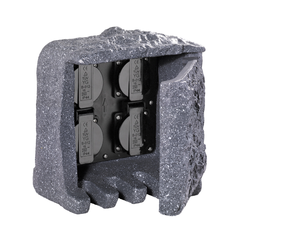 Trio Garden socket GARDEN SOCKET in Farbe grau Trio Garden socket GARDEN SOCKET in grau