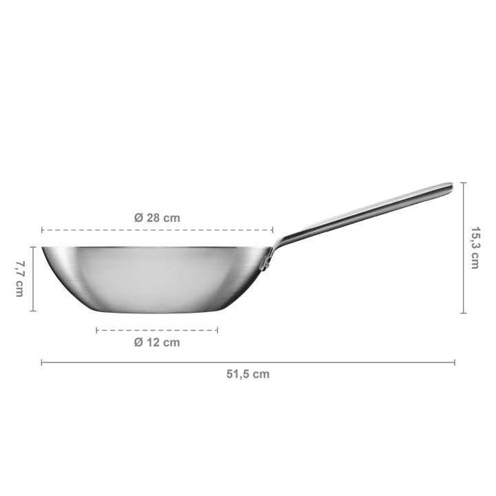 Fiskars Wok unbeschichtet NORDEN 28cm