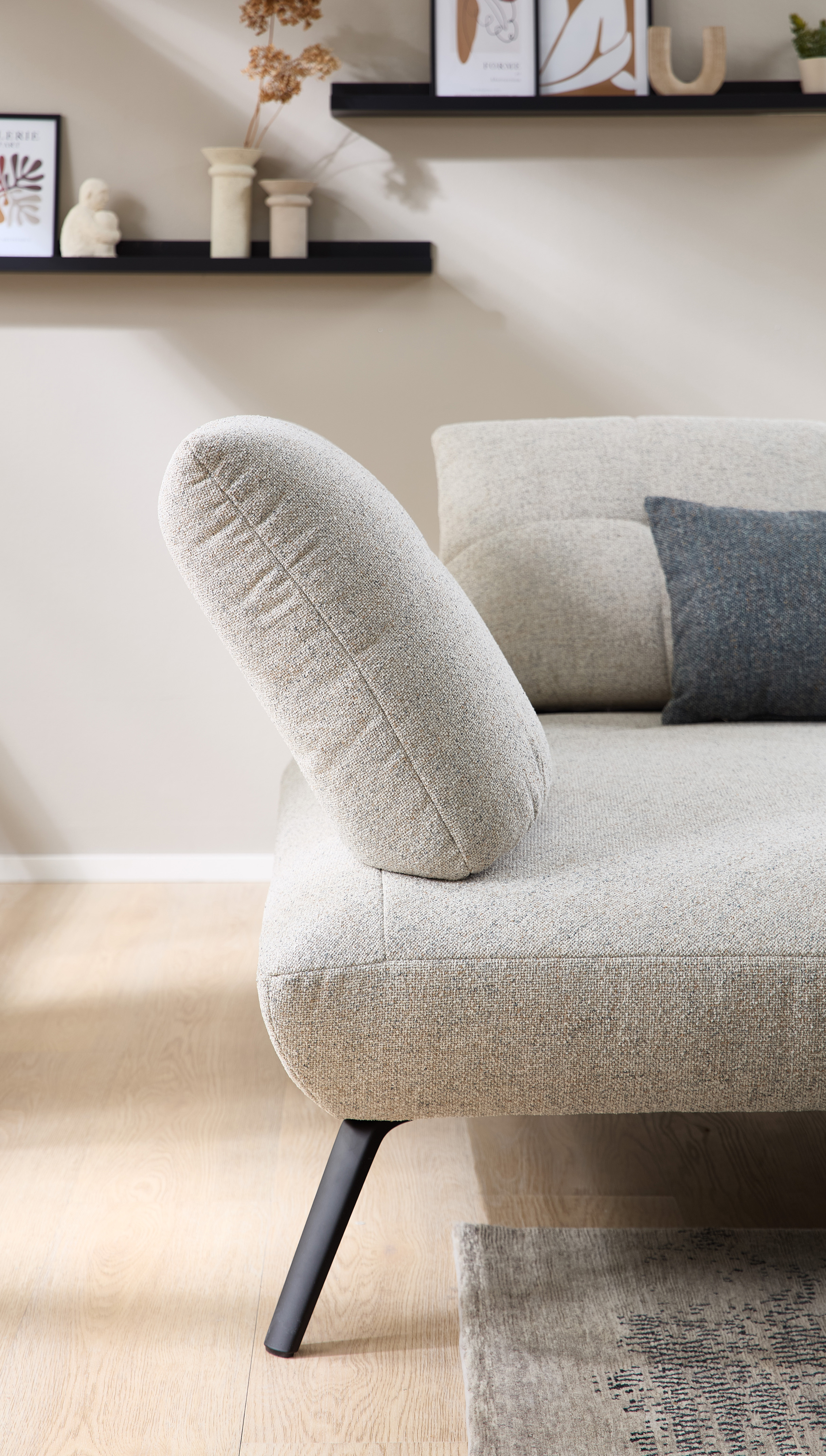 Poco Polstereckgruppe Dover Plus MIDO / Mido beige 22, Sofa, Couch, Armlehne, Beige, Stoff