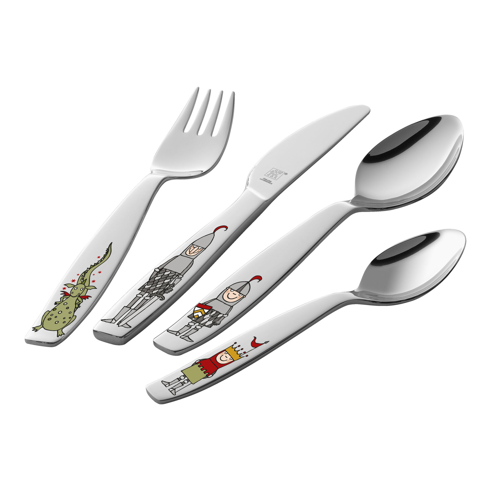 Zwilling Kinderbesteckset RITTER ECKBERT in Silber Zwilling Kinderbesteckset RITTER ECKBERT in Silber, Besteck, Gabel, Löffel