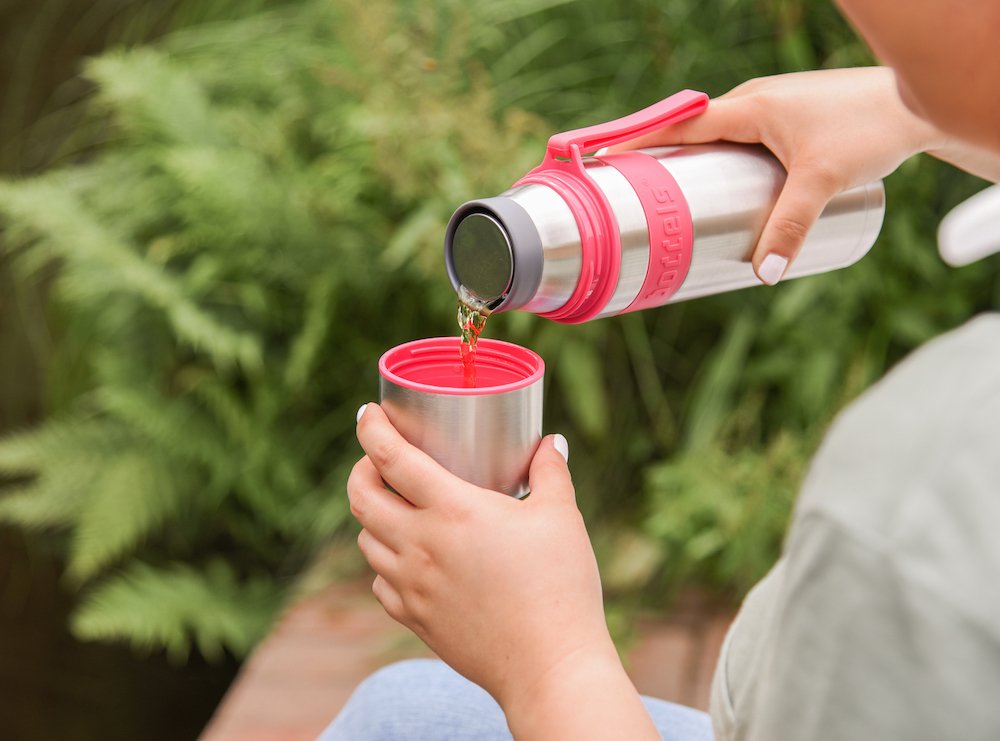Isolierflasche HEET 500ml in Himbeerrot