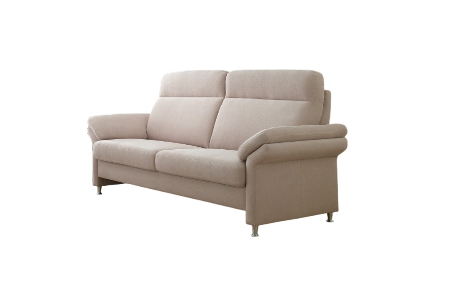 Carina Polstermöbel Sofa 3-sitzig PRIMUS in Stoff Easy Care white