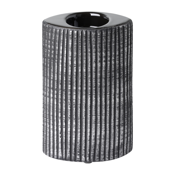 Eglo Living Teelichthalter SHIGUHE ca. B5,5 H16,5 T9,9 cm in Fb. schwarz, silber, Kann, Zinn, Mülleimer