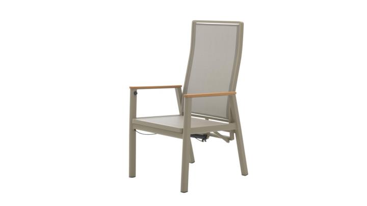 Interliving Positionsstuhl IL7014 in Farbe Aluminium taupe/Sitzkissen beige Interliving Positionsstuhl IL7014 in Farbe Aluminium taupe/Sitzkissen beige