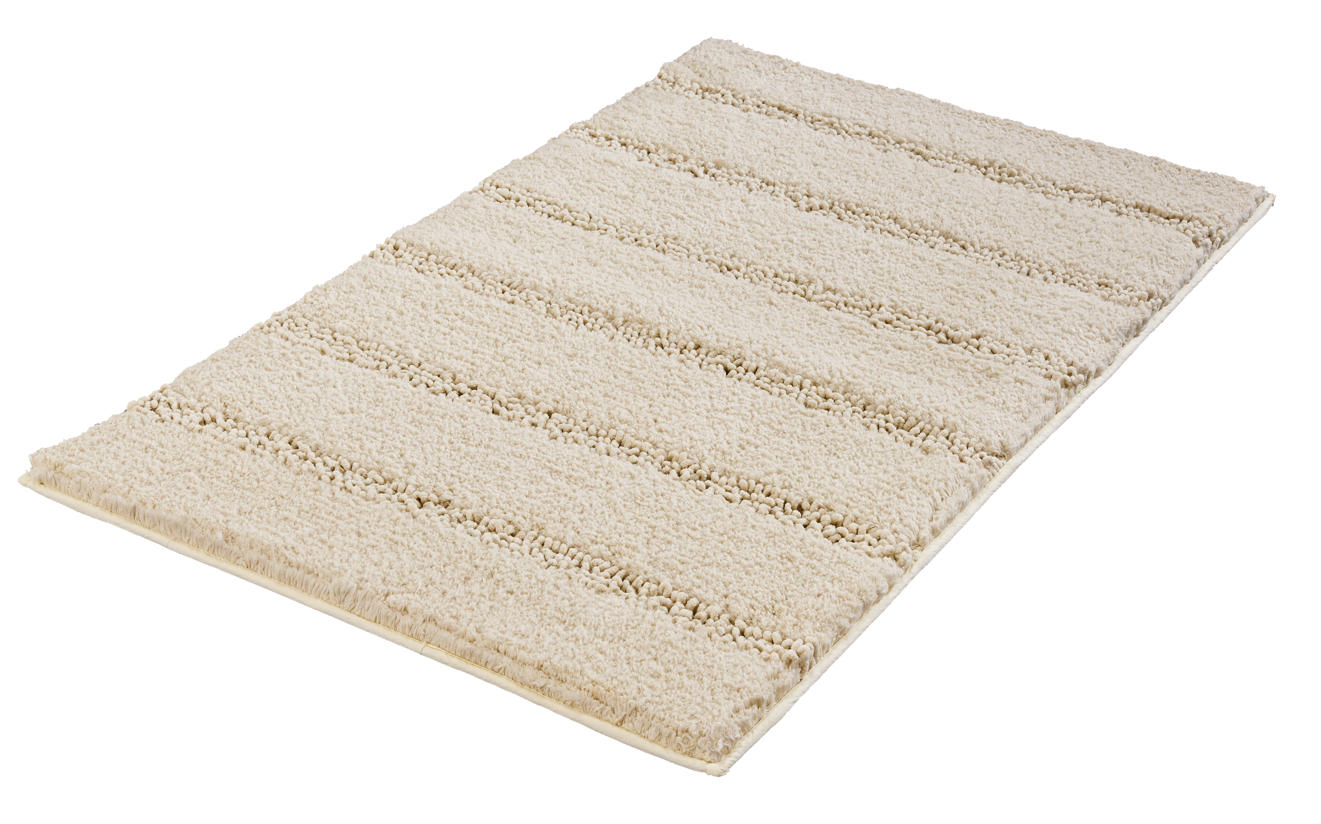 Kleine Wolke Badteppich MONROVIA ca. 70x120cm in Farbe Sandbeige