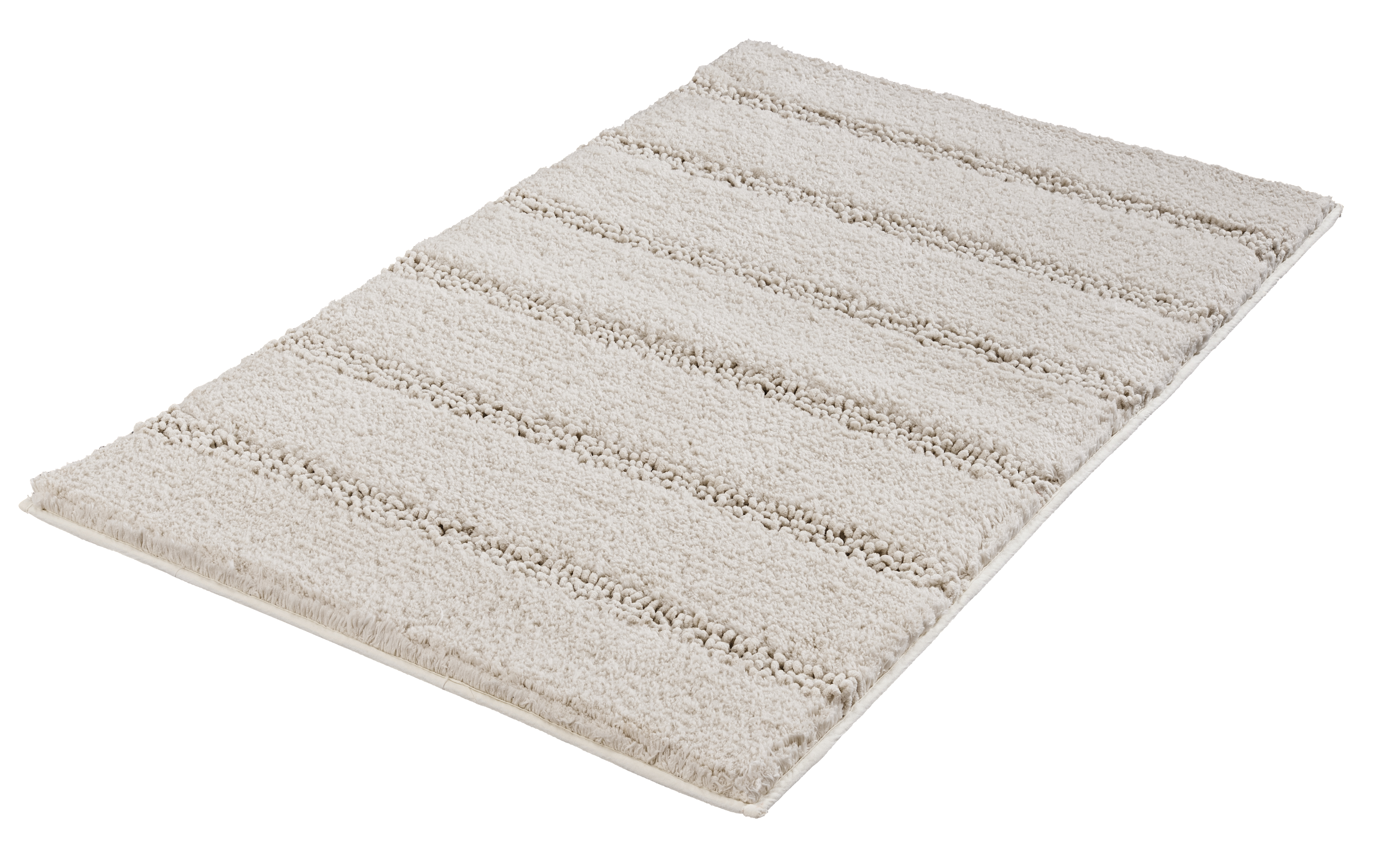 Kleine Wolke Badteppich MONROVIA ca. 70x120cm in Farbe Sandbeige
