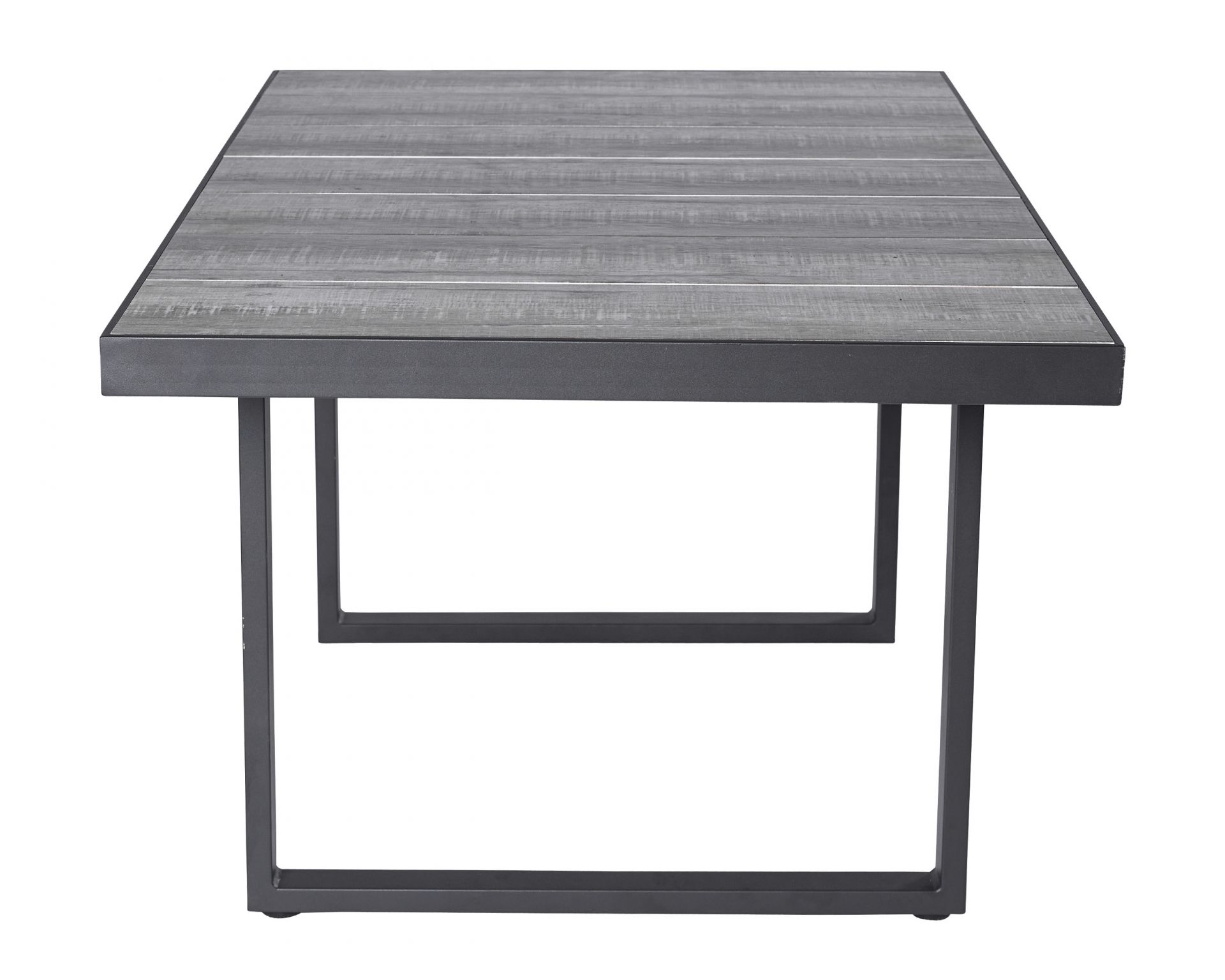 L.C. Wholesaler Couchtisch KERAMO ca. 140x85cm in dunkelgrau/anthrazit