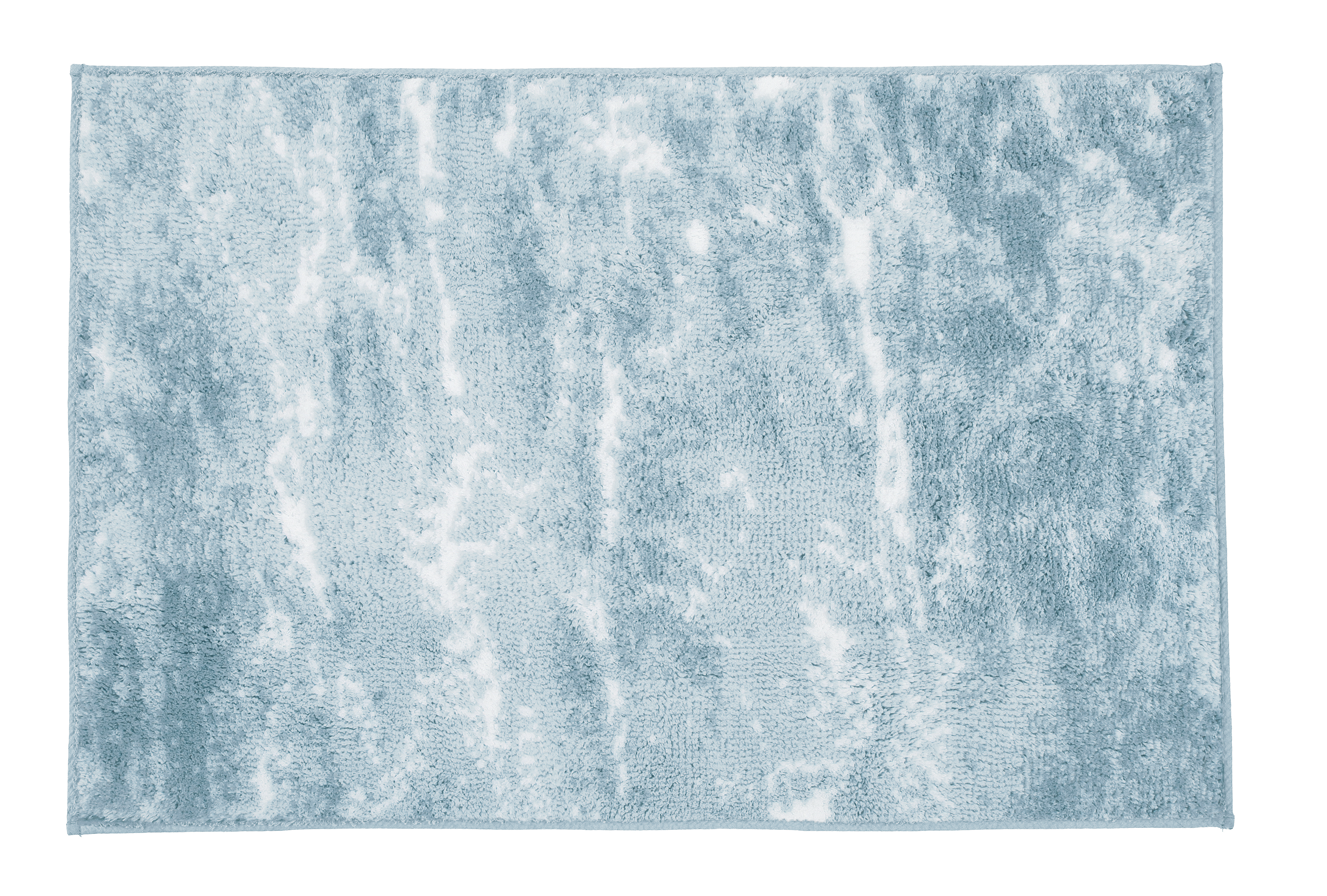 Kleine Wolke Badteppich NEVOA ca. 70x120cm in Farbe Hellblau
