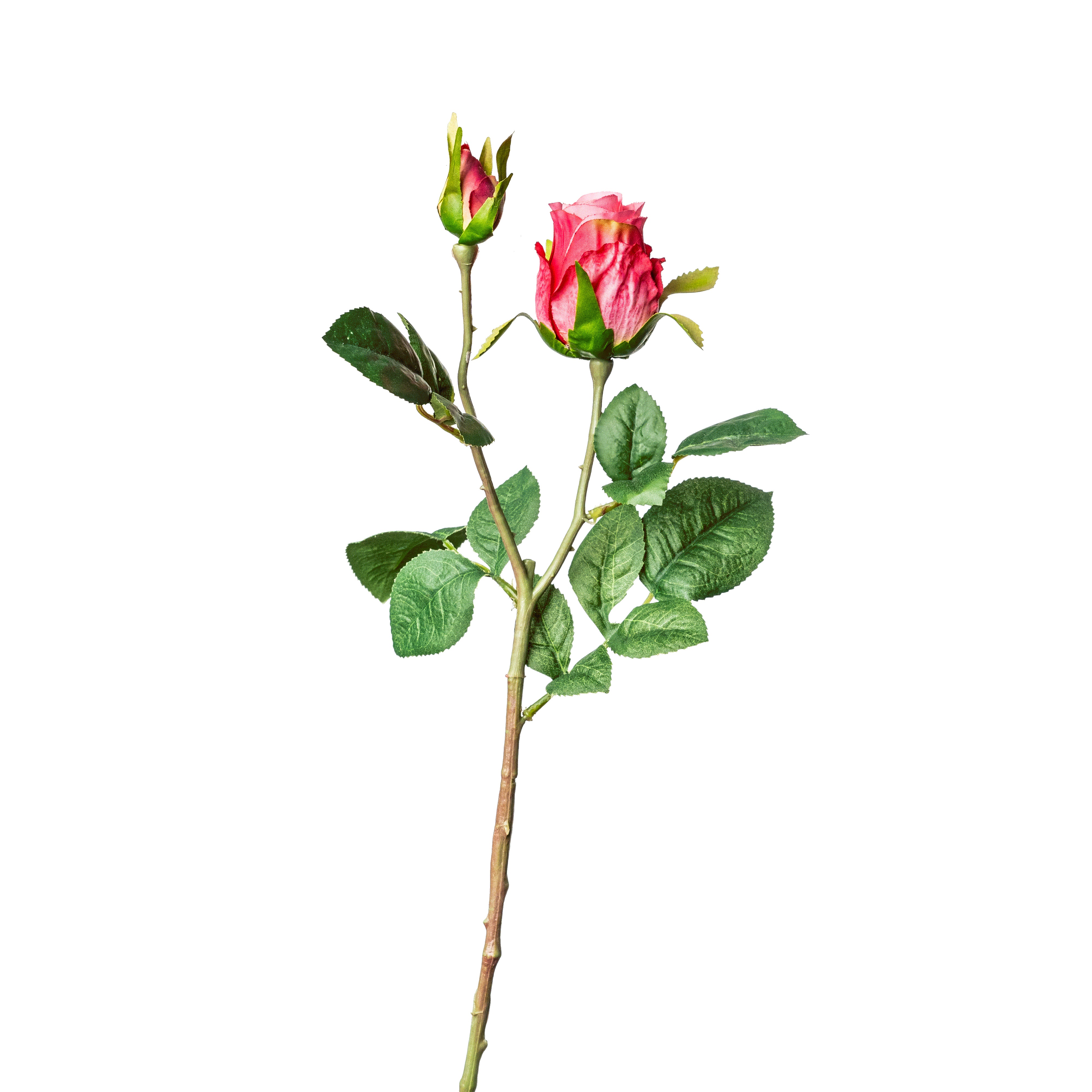 Rose ca.45 cm 1102-515 in Rosa / Pink Flower Manufaktur Rose ca. 45cm in Farbe Pink