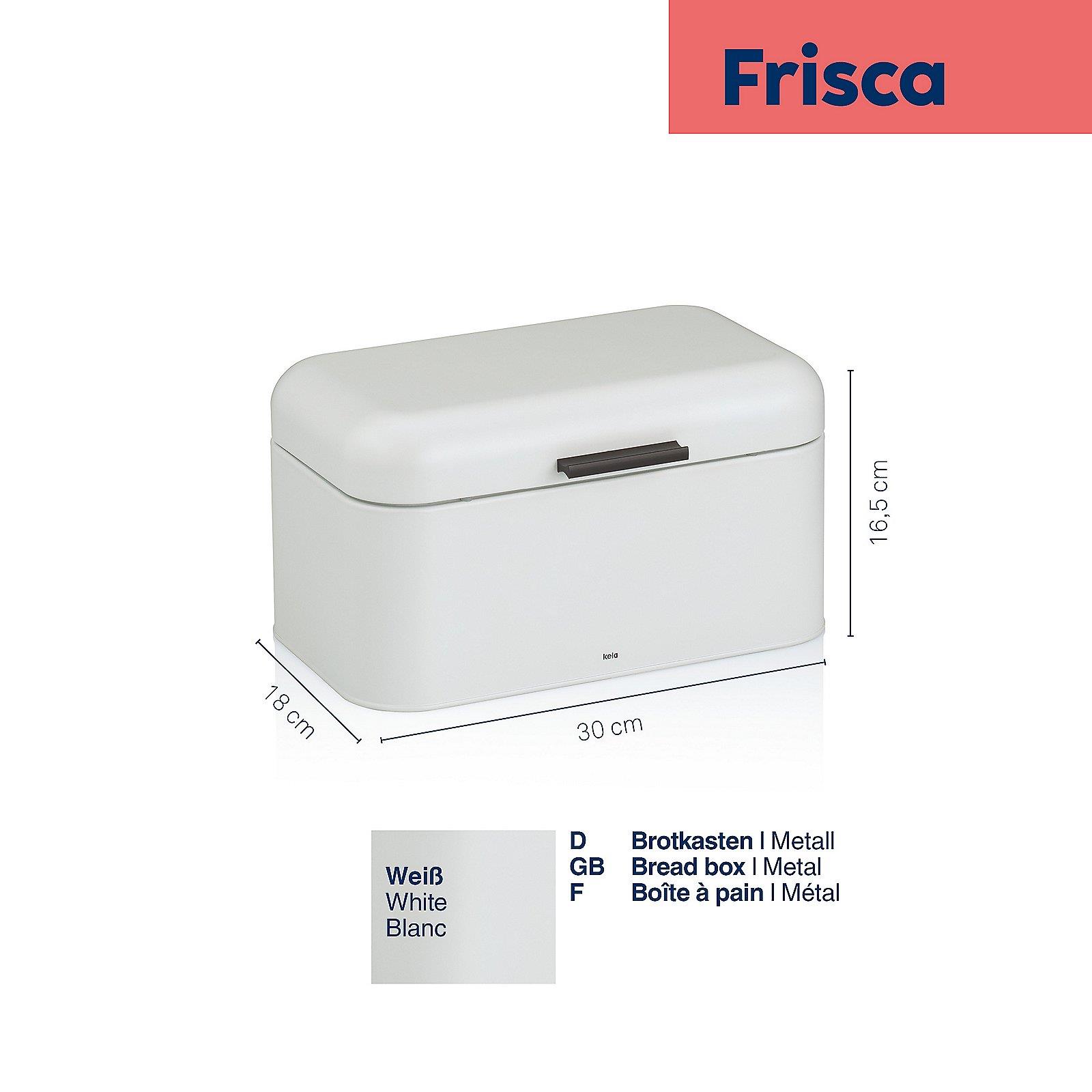 Kela Brotkasten FRISCA in Farbe Weiß
