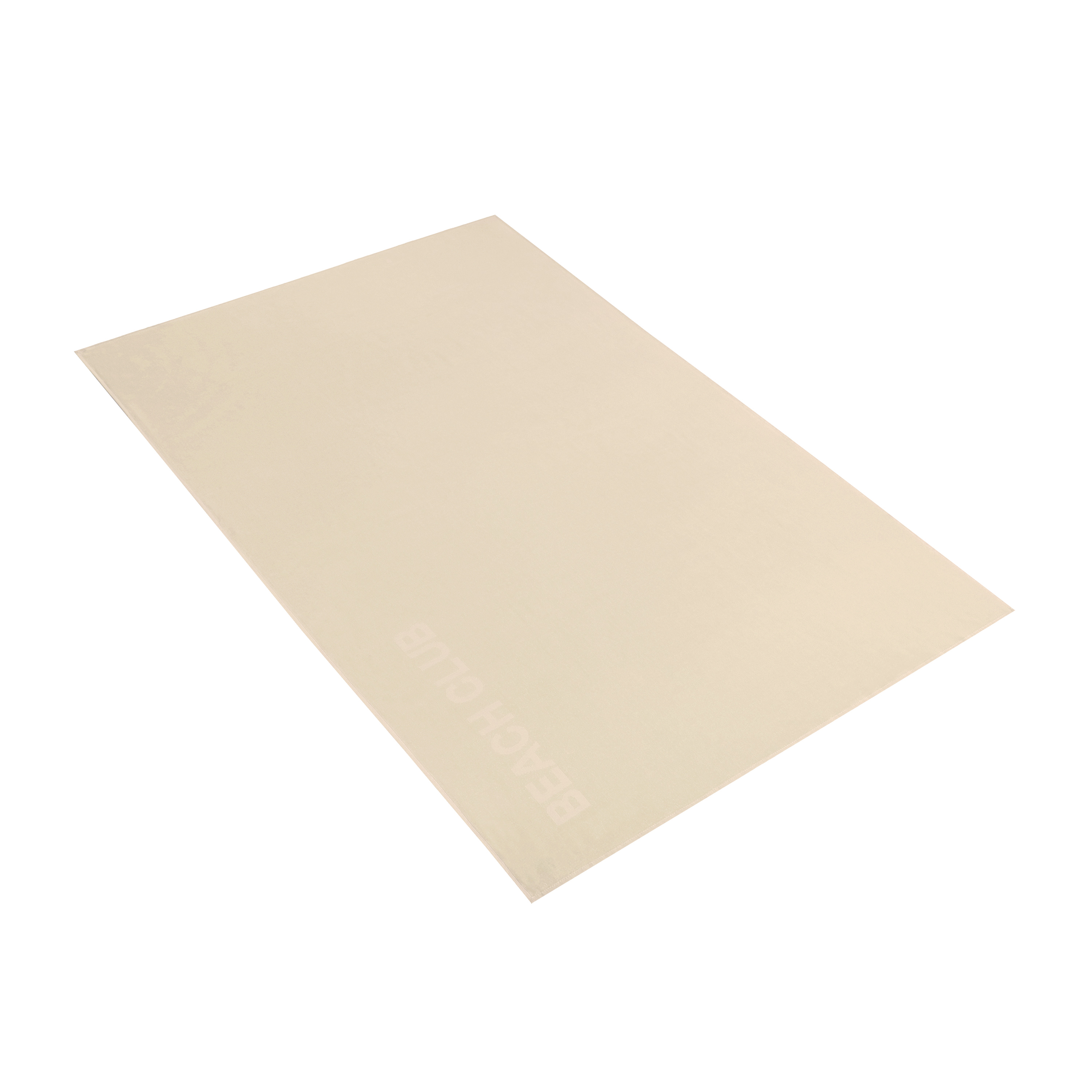 Vossen Strandtuch Beach Club ca. 100x180cm in Farbe tibet, blank, sheet, paper, beige, notebook