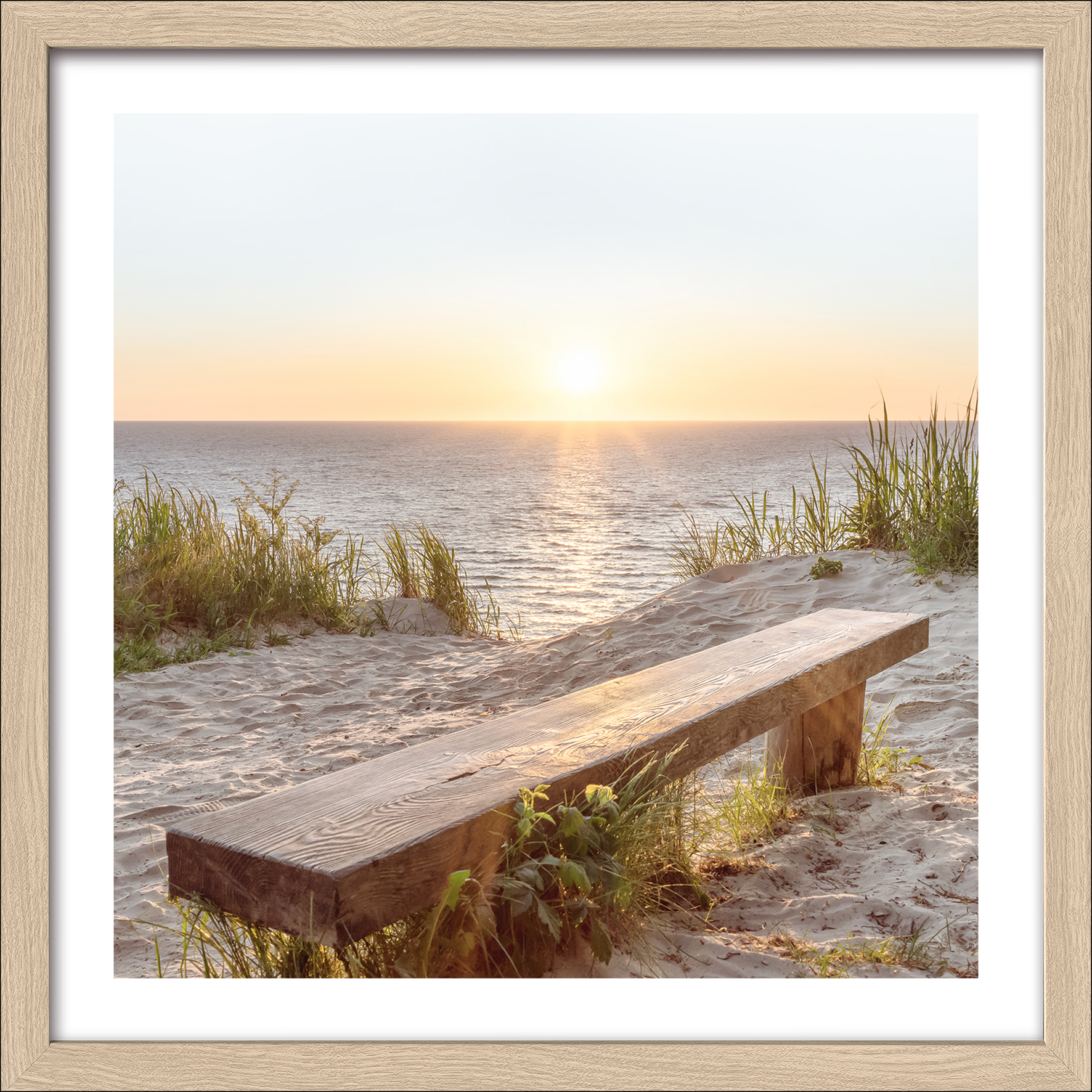 ProArt Framed-Art Slim Scandic 33x33cm Nordic Beach Atmosphere III
