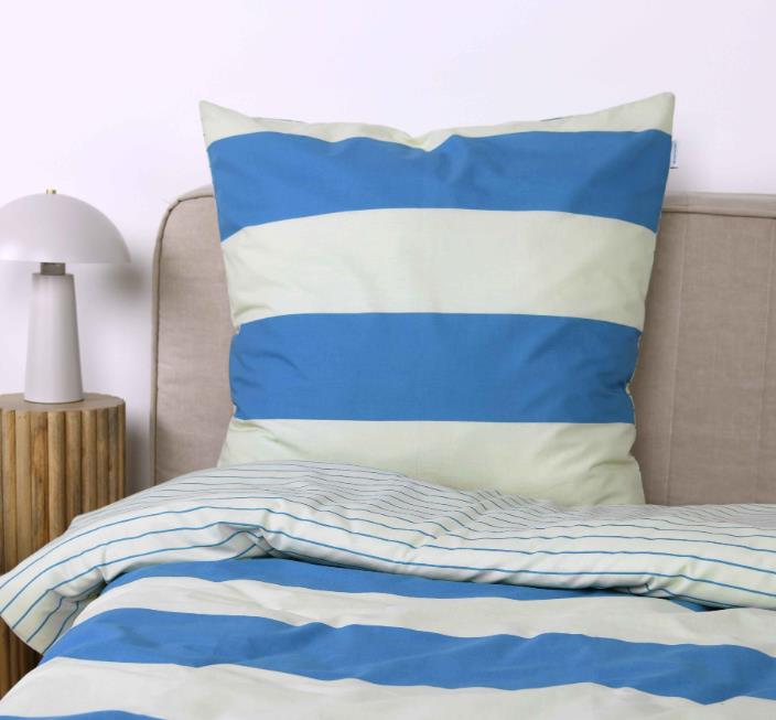 Renforce Bettwäsche Querstreif in ca.80x80/155x220cm, Kissen, Dekoration für Zuhause, Flagge, Lampe