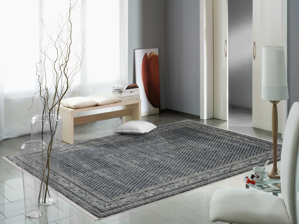 OCI Webteppich ca. 120 x180cm in Farbe dunkelgrau