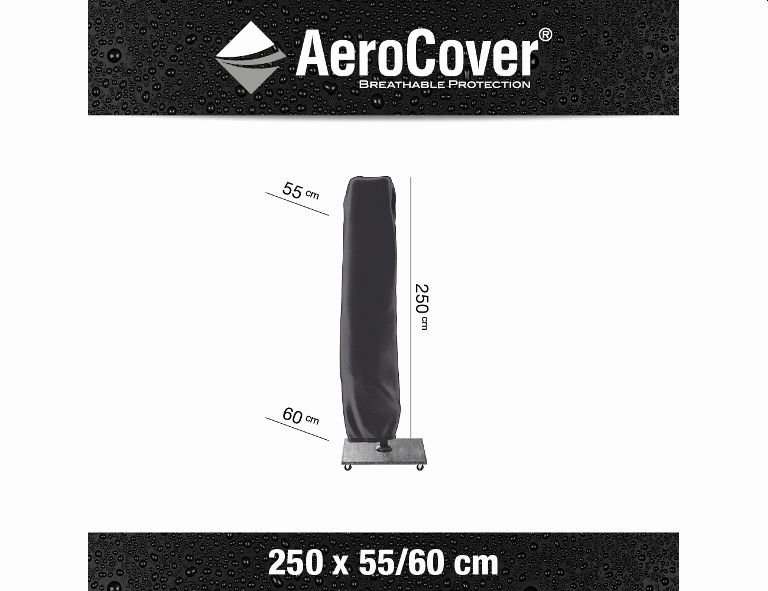 Gautzsch Schutzhülle AEROCOVER in anthrazit , Sichtschutz, AeroCover, Schutzhülle, Stange, Bezug