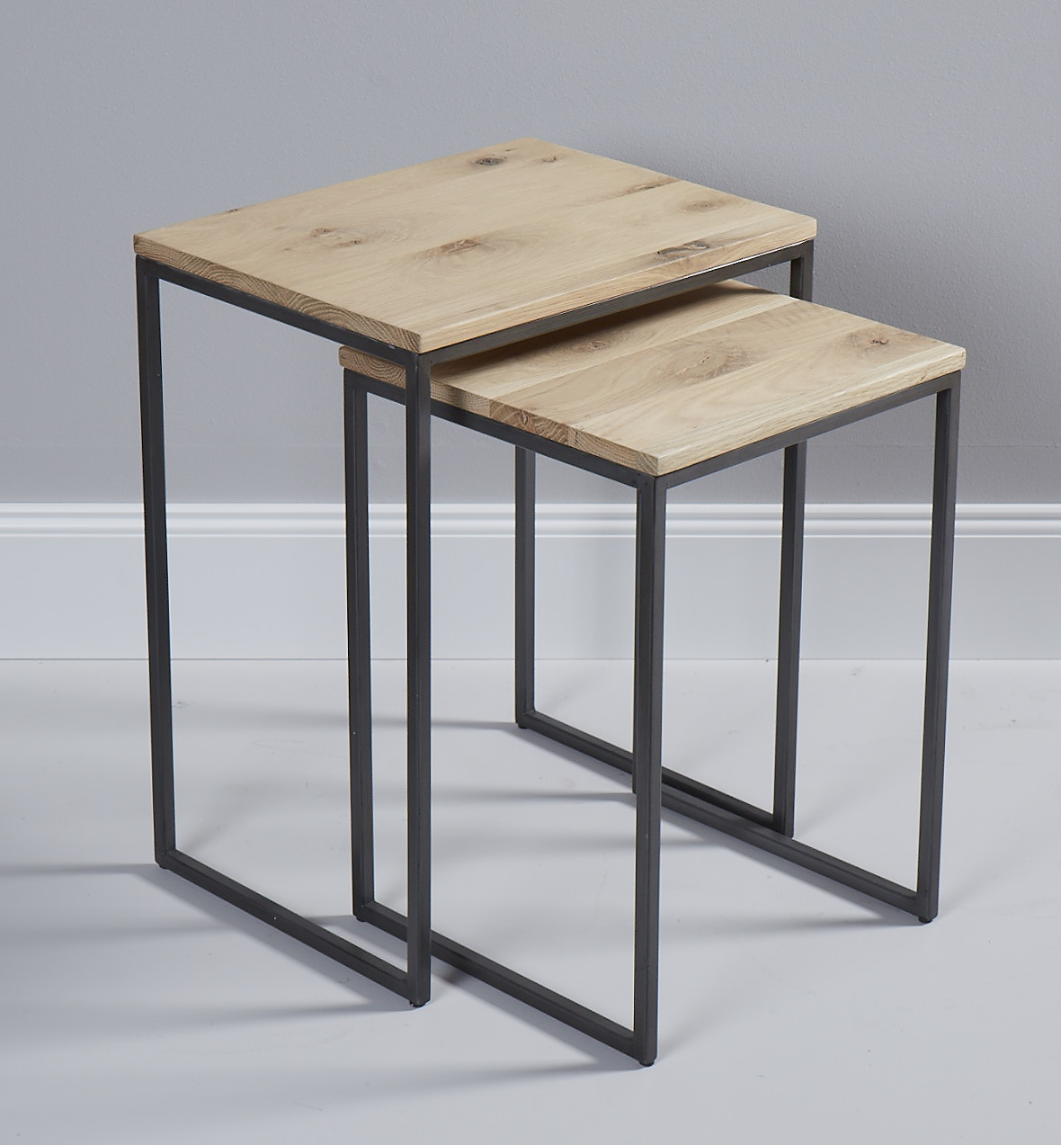 Beistelltisch 2er Set HANOI in Holzfarben L.C. Wholesaler Beistelltisch 2er Set Hanoi in
