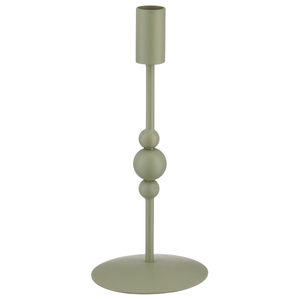 Roomio Kerzenhalter BOBBELS Durchmesser ca. 9 cm, Höhe ca. 21 cm in Fb. jade