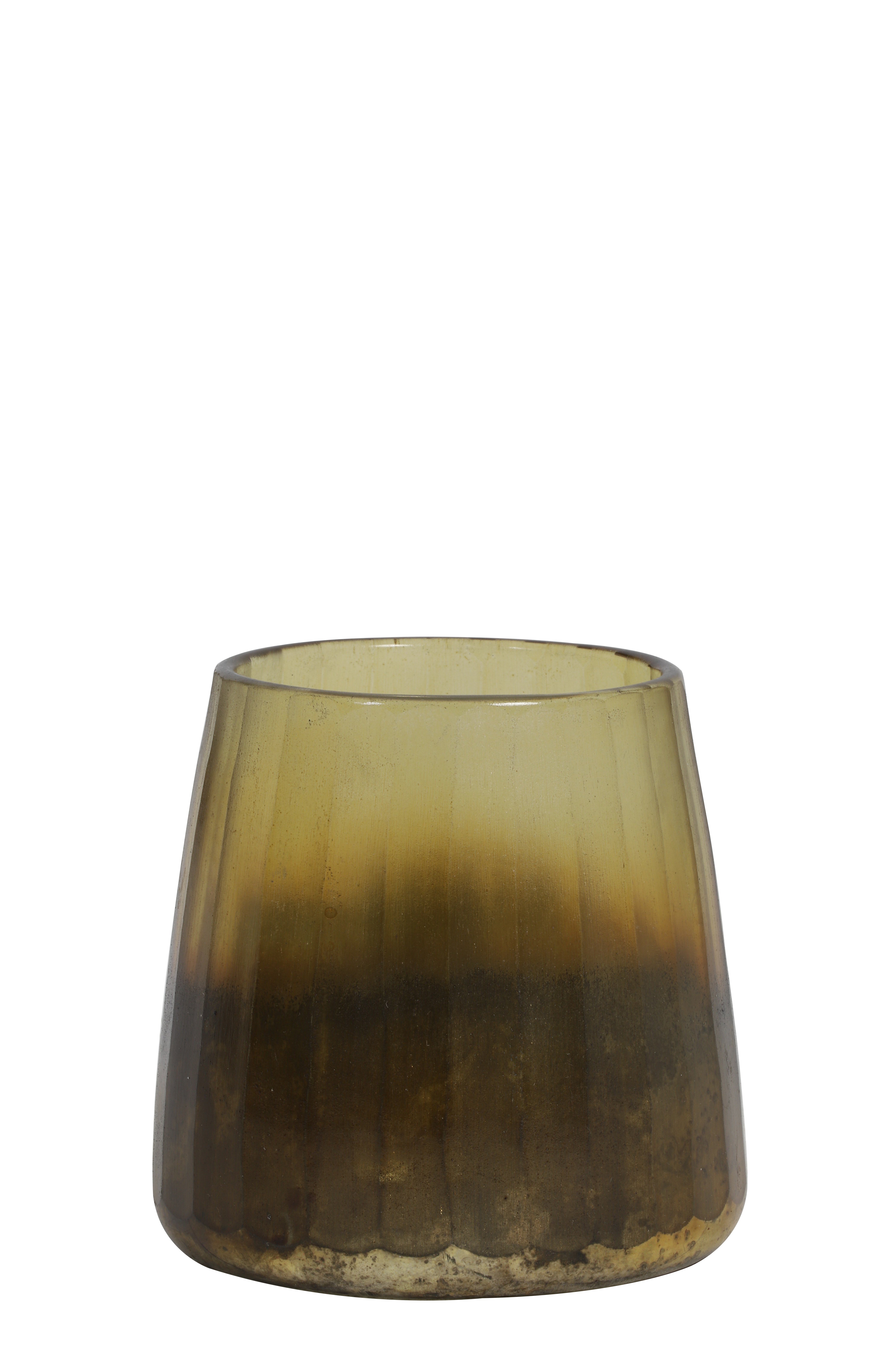 Light & Living Teelicht Raul in Shiny Gold, Schwarz