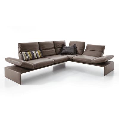Koinor Polstergruppe HARRIET in Leder X-Happy nut, Couch, Mobiliar, Wohnzimmer, Zimmer, Kissen