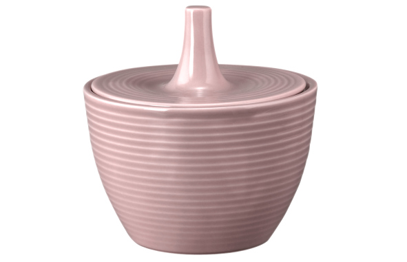 Seltmann Weiden Zuckerdose 0,27 l mit Relief Beat 3 Altrosa Seltmann Weiden Zuckerdose 0,27 l mit Relief Beat 3 Altrosa