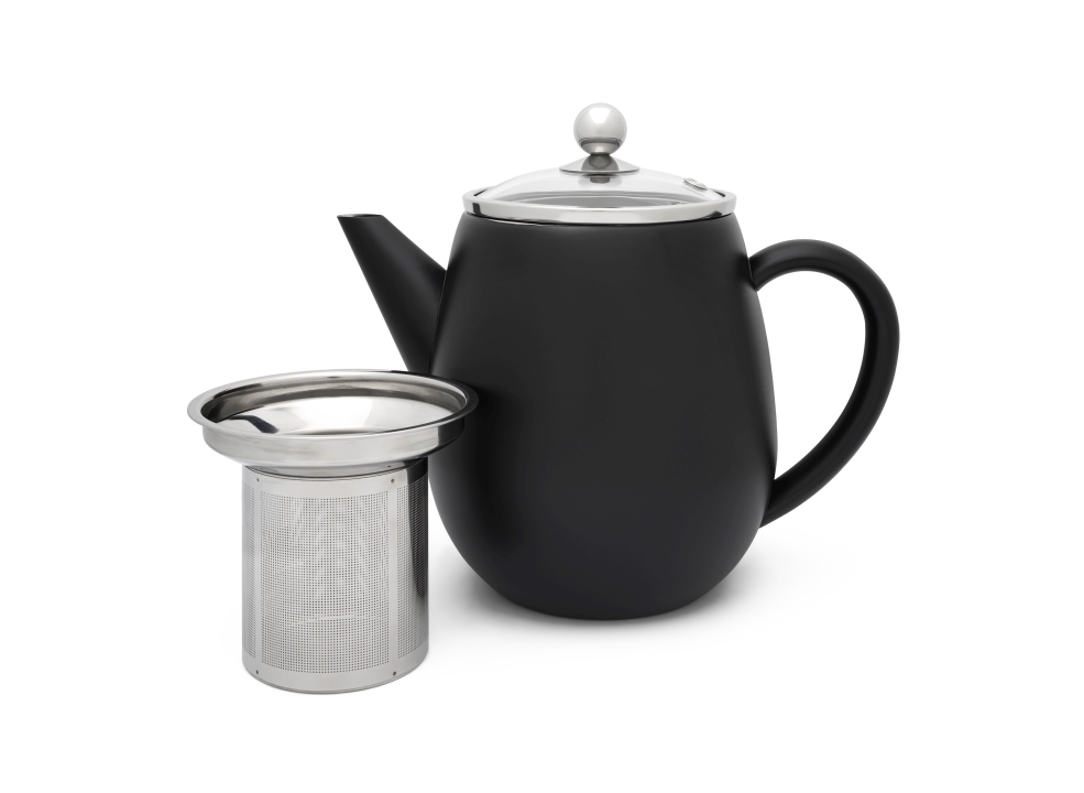Bredemeijer Teekanne Duet Eva 1,1 Liter in Farbe schwarz Bredemeijer Teekanne Duet Eva 1,1 Liter in Farbe schwarz