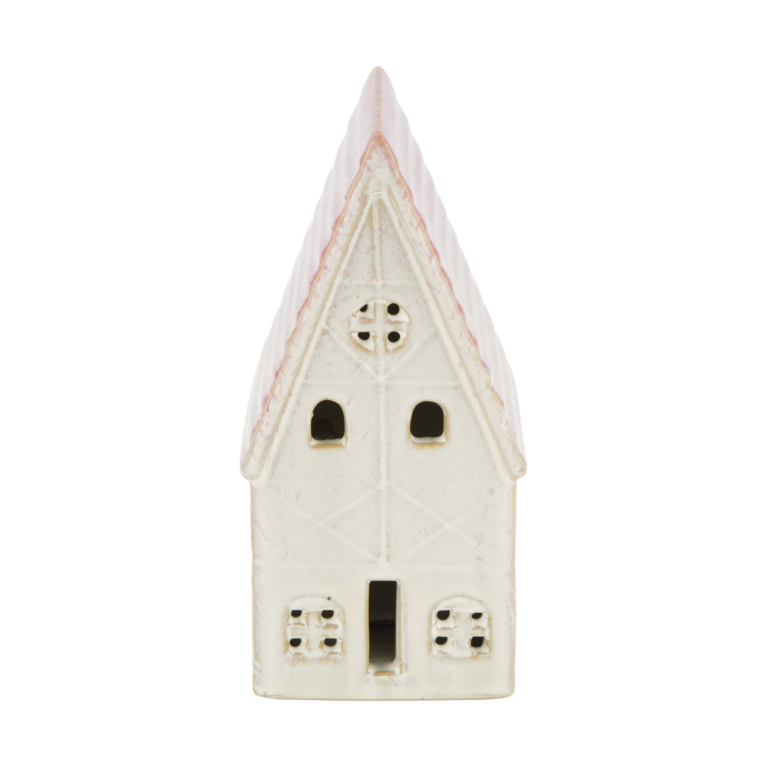Dijk Natural Collections House ceramic in Farbe red/white, Elektrisches Gerät, Schalter