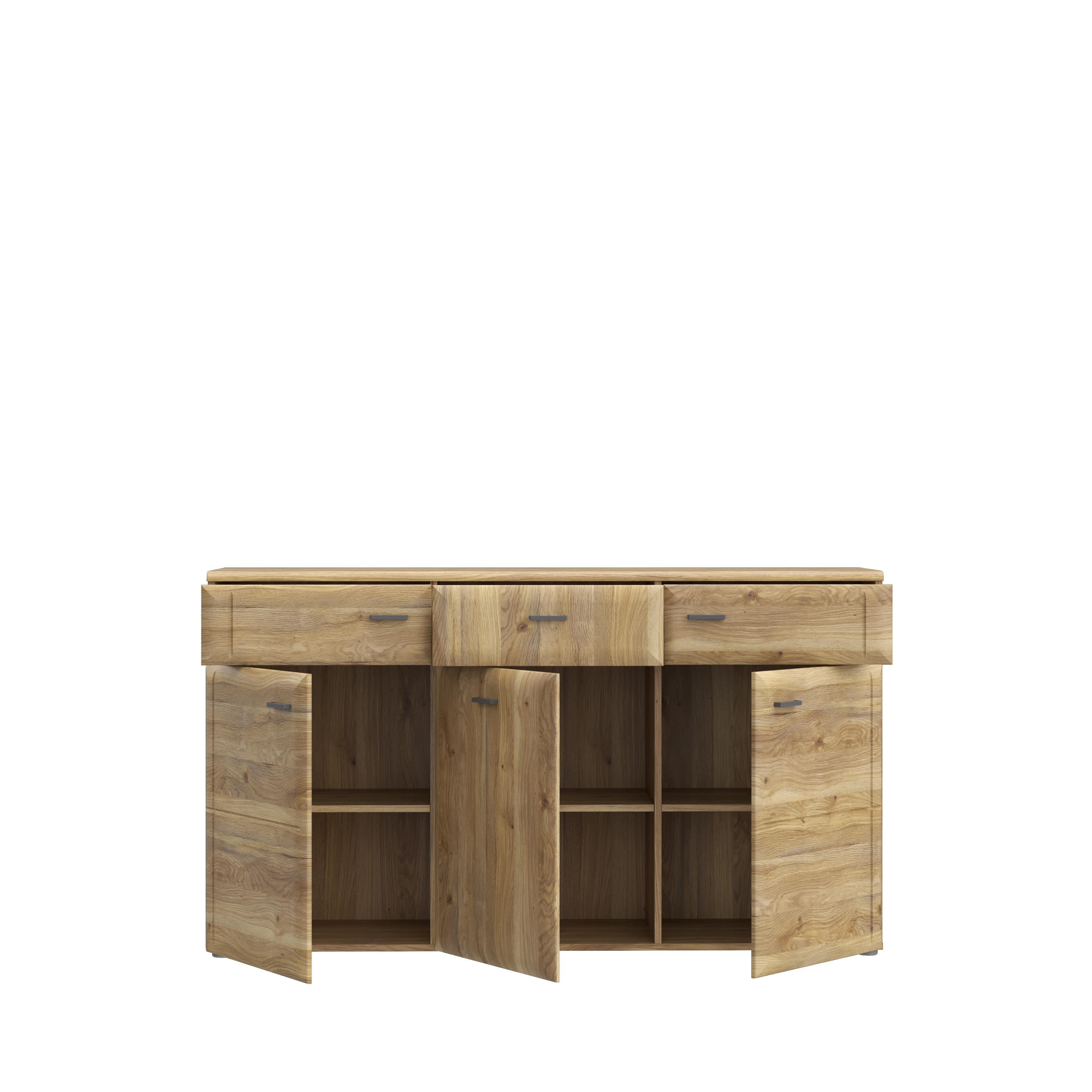 Forte Fabryki Mebli Sideboard AKINORI ca.B150 H86 T42 cm in D108 Novella Eiche