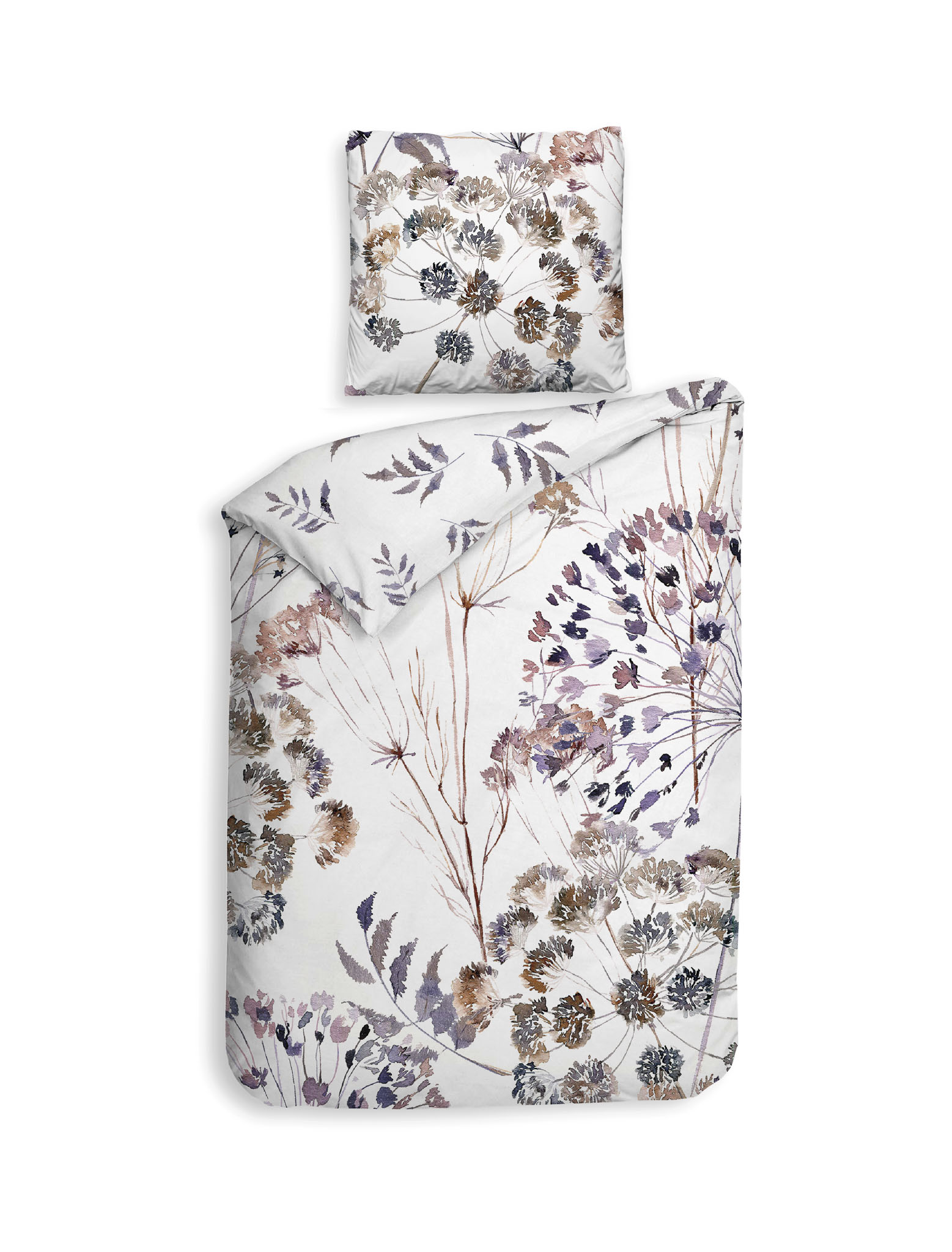 Heckettlane Bettwäsche ca. 155x220cm in Farbe White