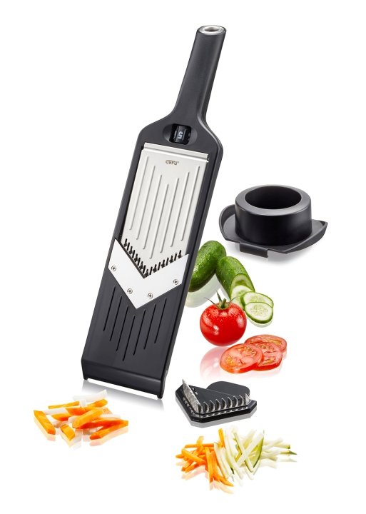GEFU V-Hobel Violi 2.0 schwarz/silber