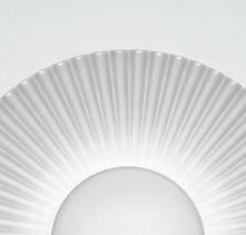 B-Leuchten Wandleuchte SHELLY in weiß, Mahlzeit, Porzellan, Töpferei, Untertasse, Schale, Mahlzeit, Porzellan, Töpferei, Untertasse, Schale