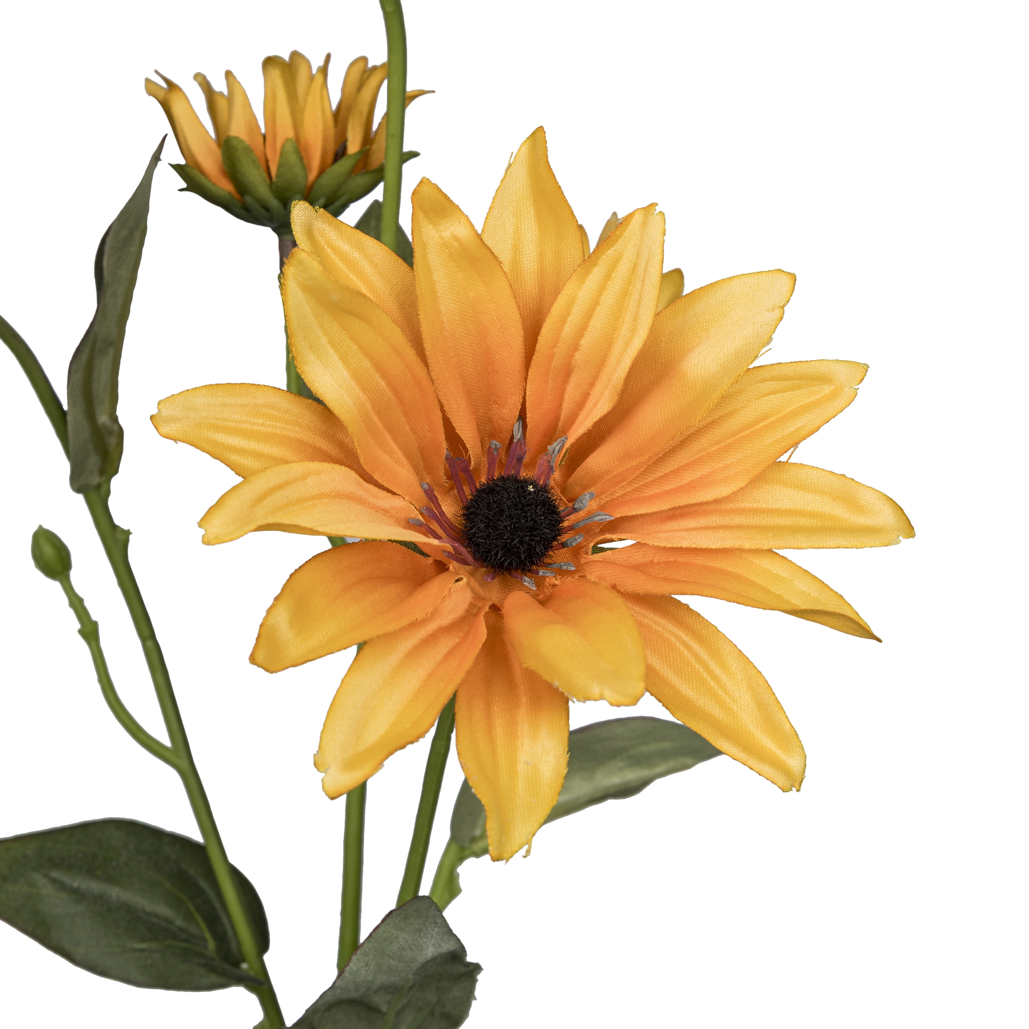 Gasper Margeritenzweig x 4, in Farbe Orange, blume, orange, blüten, pflanze, kunstblume