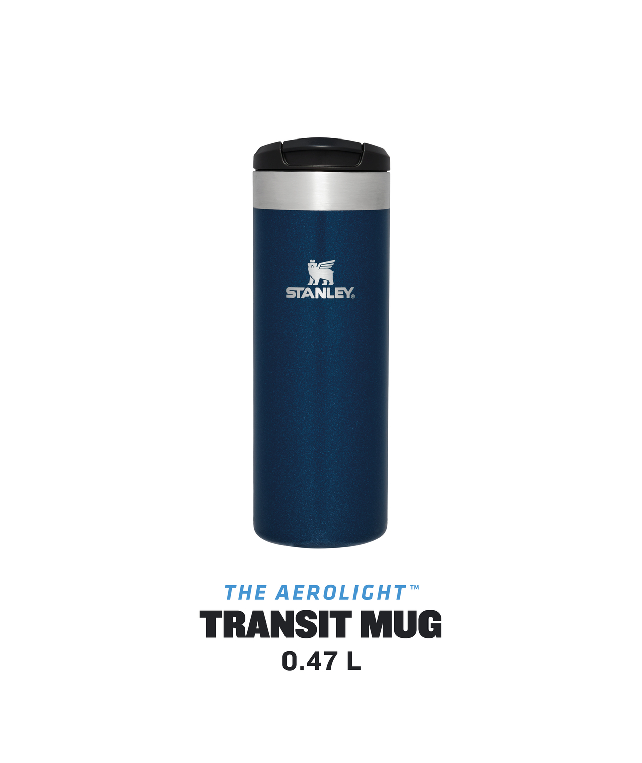 Stanley Aerolight™ Transit Bottle in Farbe Royal Blue Metallic