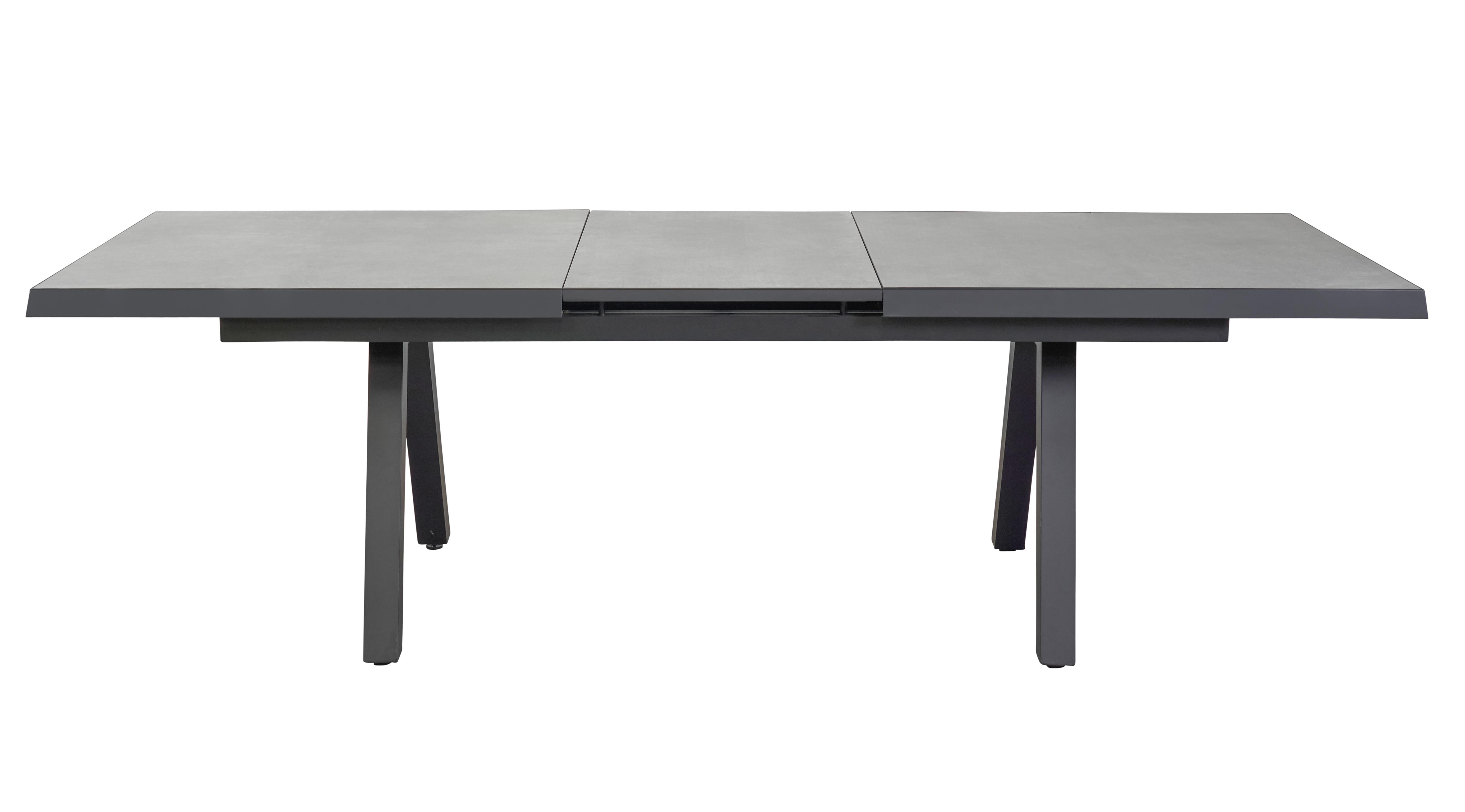 L.C. Wholesaler Ausziehtisch VIVERA-STONE ca. 200x100cm in Farbe sintered Stone/anthrazit L.C. Wholesaler Ausziehtisch VIVERA-STONE ca. 200x100cm in Farbe sintered Stone/anthrazit, Moebel, Tabelle, Esstisch, Kaffeetisch, Schreibtisch
