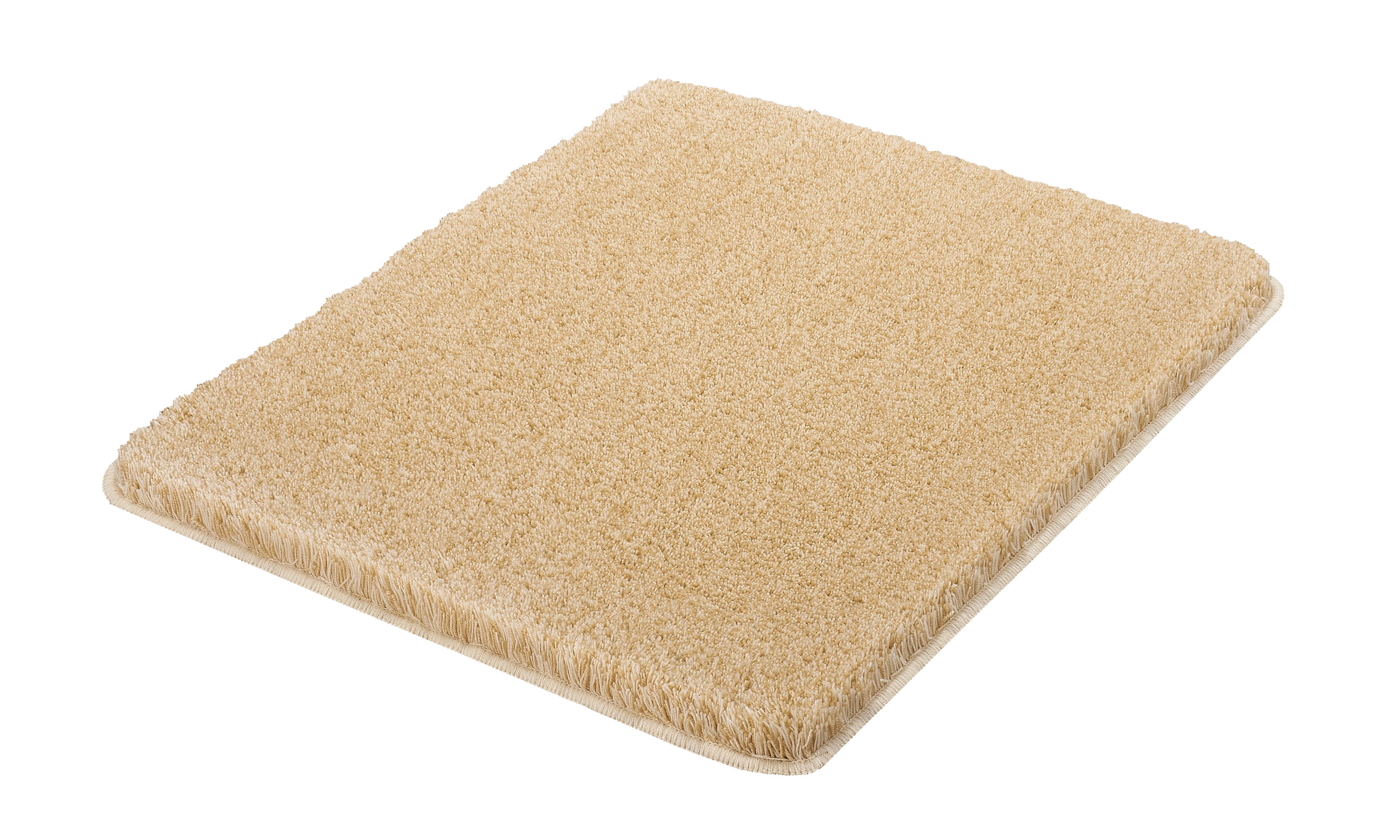 Kleine Wolke Badteppich RELAX ca. 55x65cm in Farbe Champagner, Teppich, Beige, Flacher Teppich, Kuschelig, Rund?