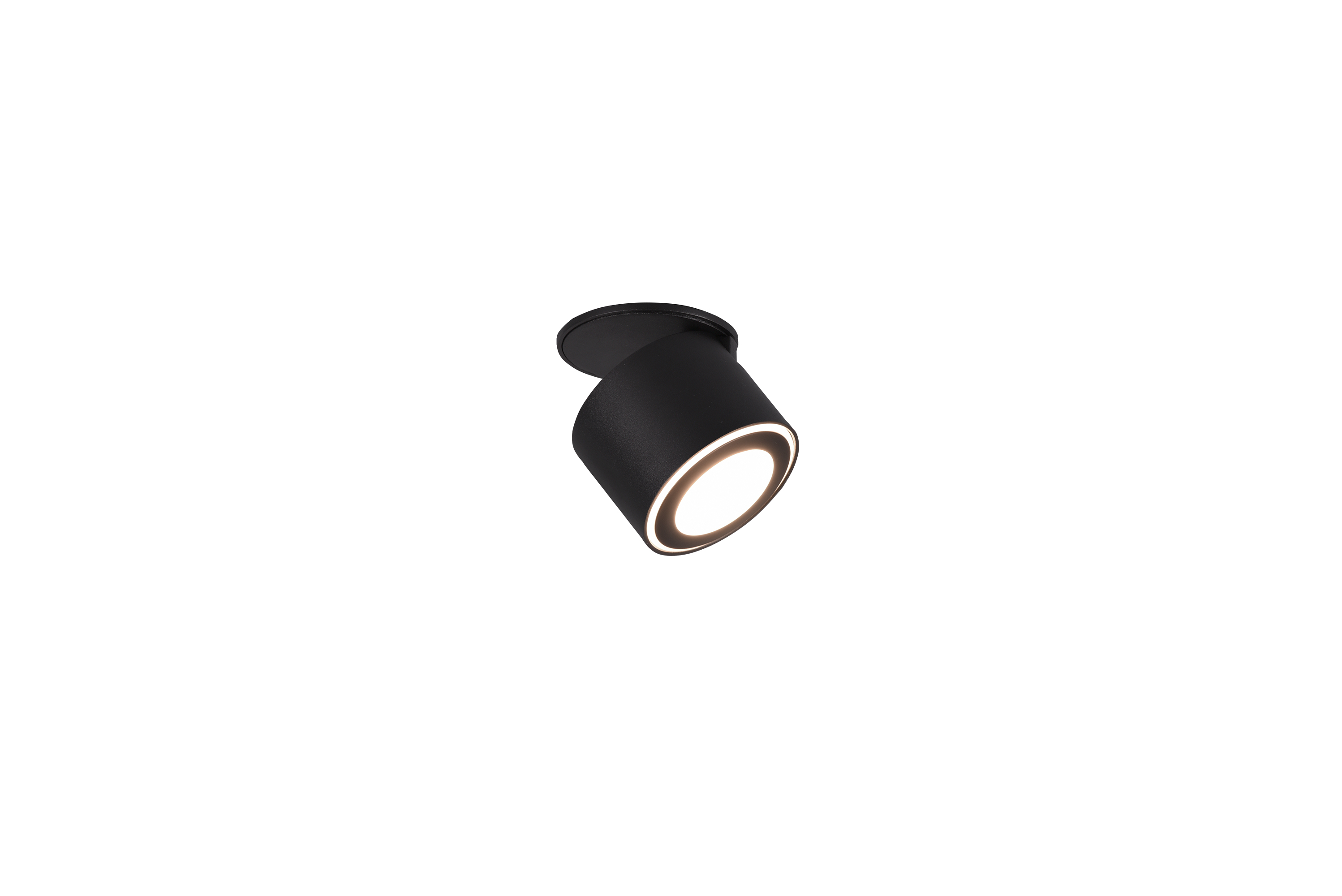 Trio LED-Deckenleuchte TAURUS 1-flammig in Farbe schwarz matt