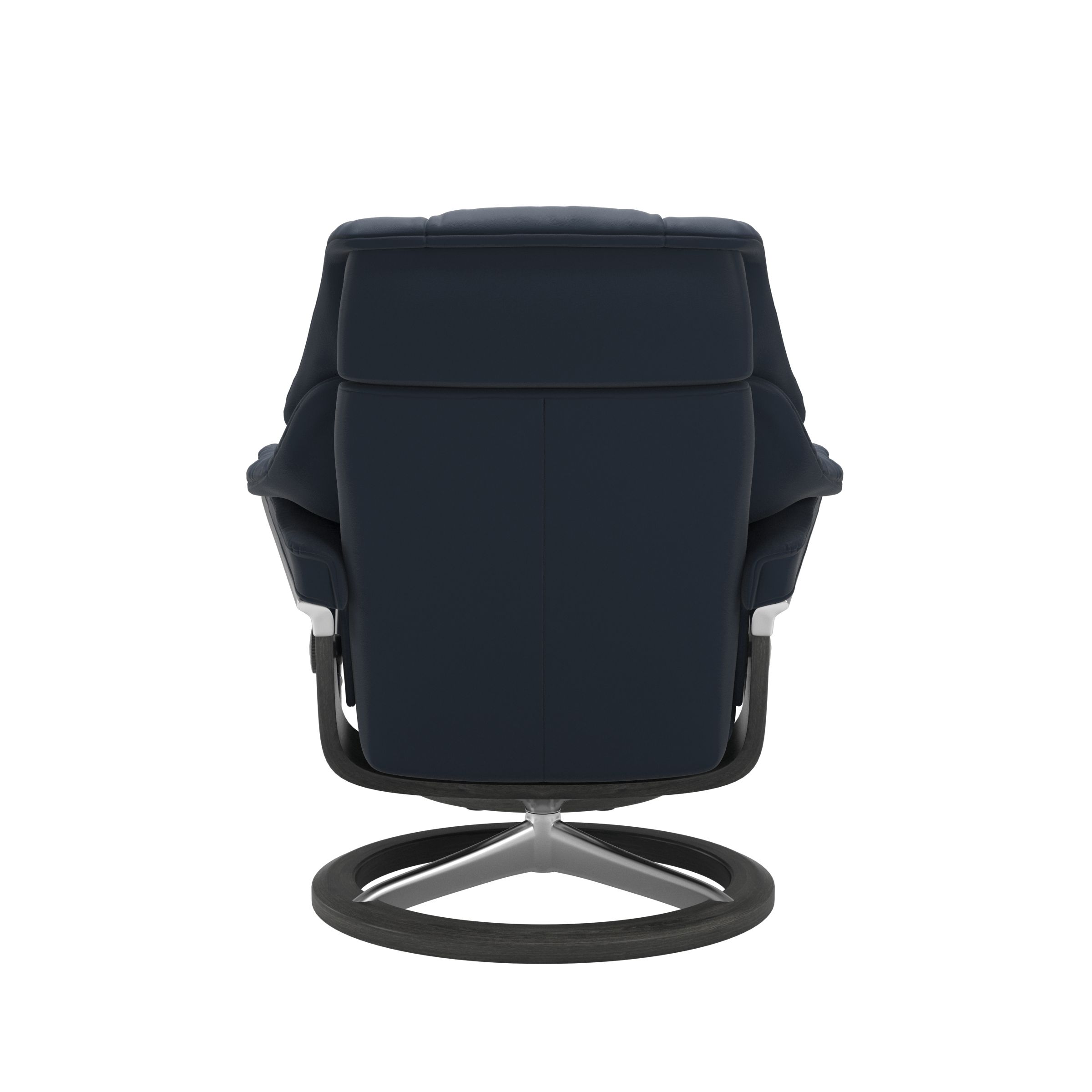 Stressless Sessel mit Hocker Reno Signature (L) in Leder Paloma Oxford Blue Stressless Sessel mit Hocker Reno Signature (L) in Leder Paloma Oxford Blue