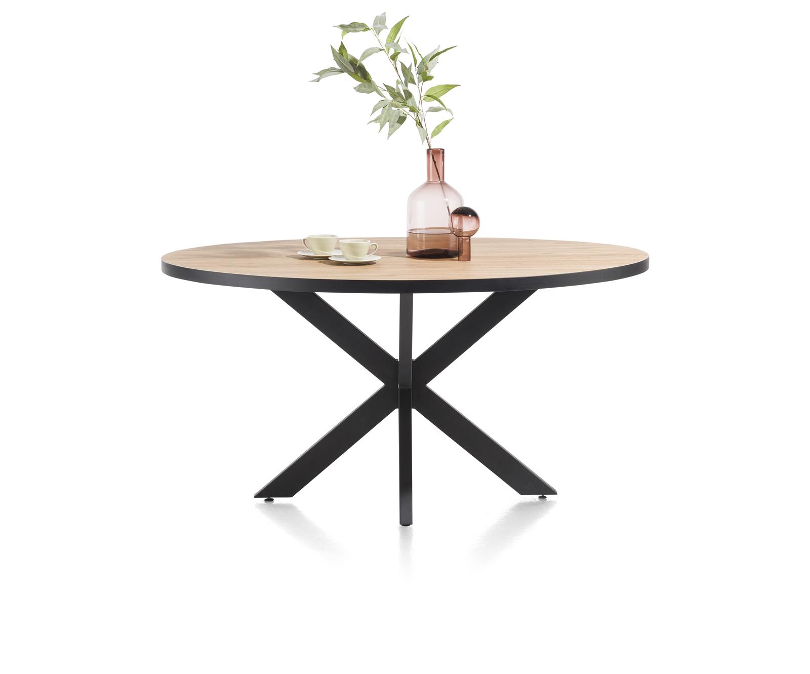 Henders & Hazel Tisch Avalox oak natural Vintage ca. 130 x 110 cm