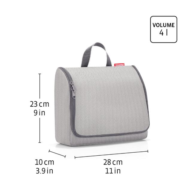 Reisenthel TOILETBAG XL in Farbe herringbone grey Reisenthel TOILETBAG XL in Farbe herringbone grey, Tasche, Zubehör, Handtasche