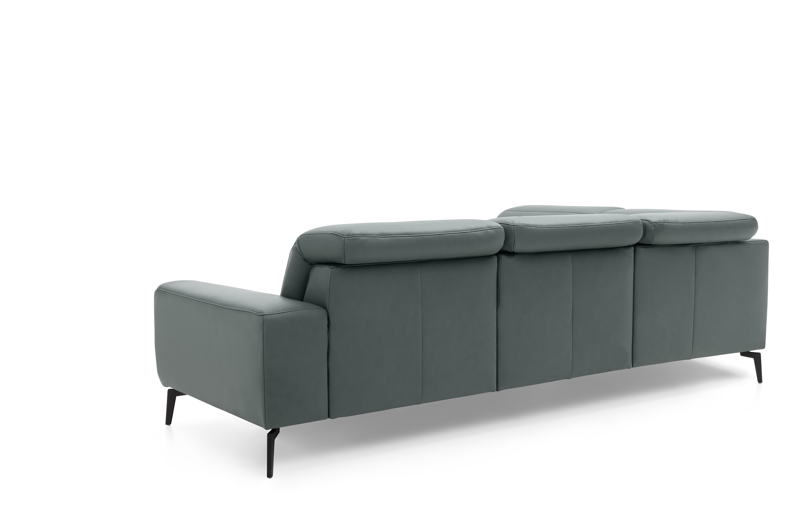 Musterring Polsterrundecke MR 1320 ca. 295x249cm in Leder Vivre opal