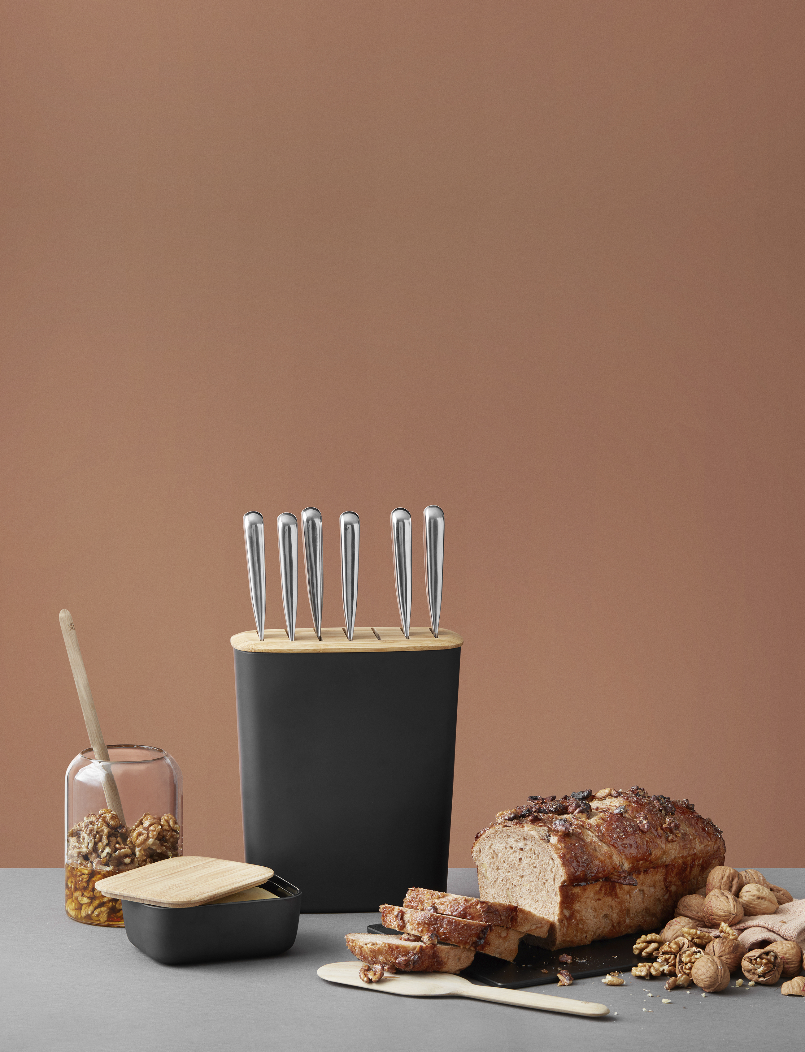 Stelton BOX-IT Butterdose black BOX-IT in Farbe schwarz