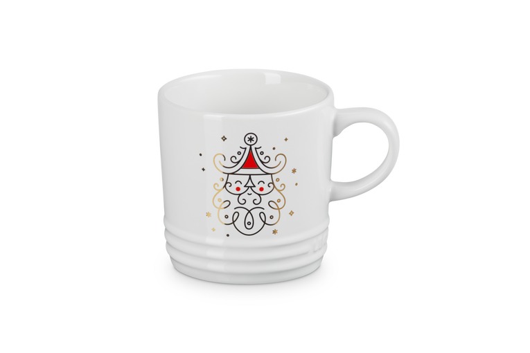Becher Noël Santa ca. 350ml aus Steinzeug