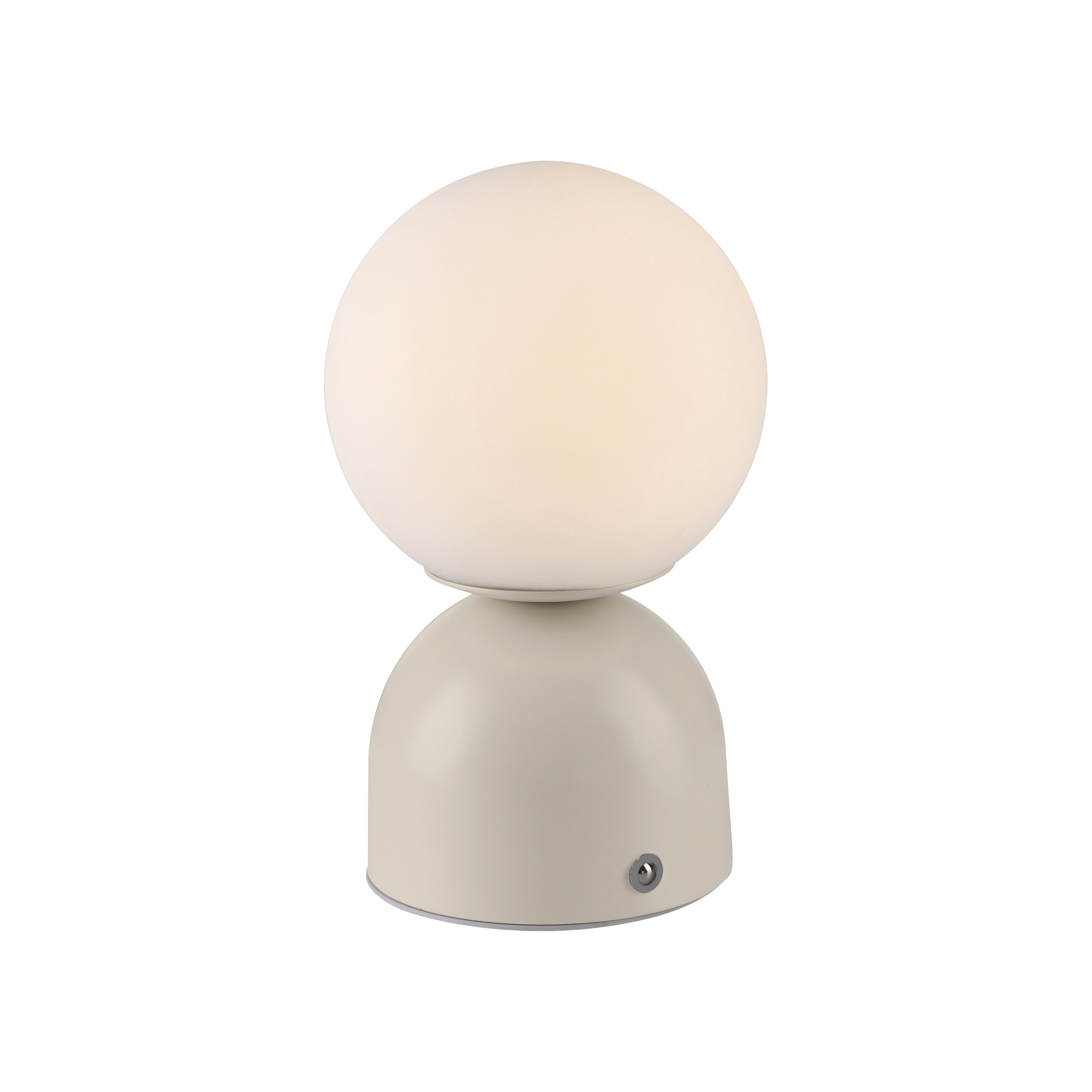 SCHÖNER WOHNEN-Kollektion LED-AKKU-Tischleuchte RUDI in Sandbrise SCHÖNER WOHNEN-Kollektion LED-AKKU-Tischleuchte RUDI in Sandbrise, Lampe, Kugel