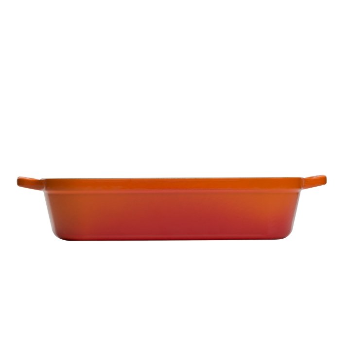 Le Creuset Bratreine ca. 37x29cm Ofenrot