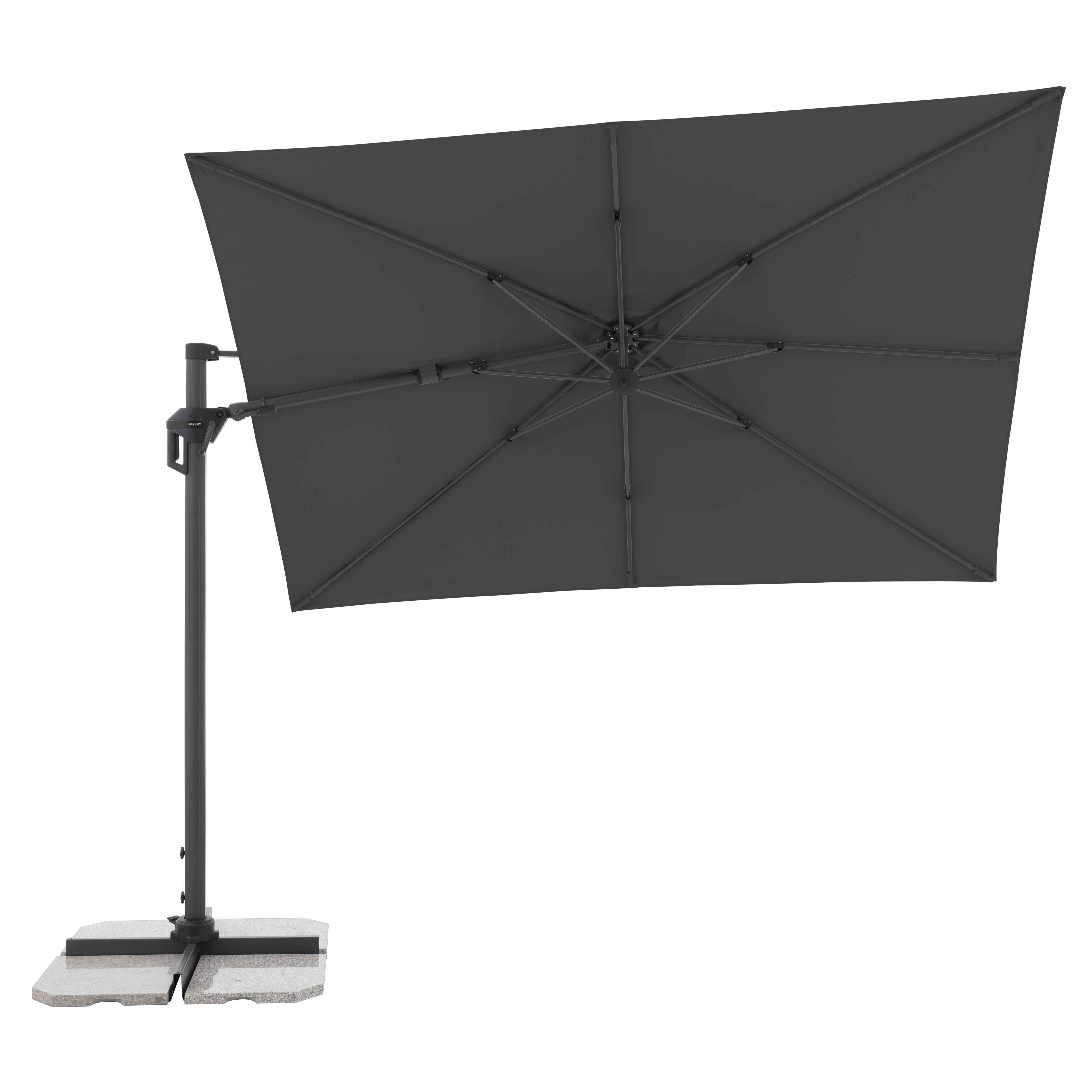 Doppler Pendelschirm ACTIVE PENDEL ca. 310x210cm in Farbe anthrazit Doppler Pendelschirm ACTIVE PENDEL ca. 310x210cm in Farbe anthrazit