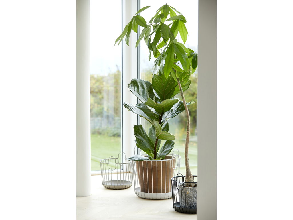Zone Denmark Korb 40,6 cm in Farbe soft grey