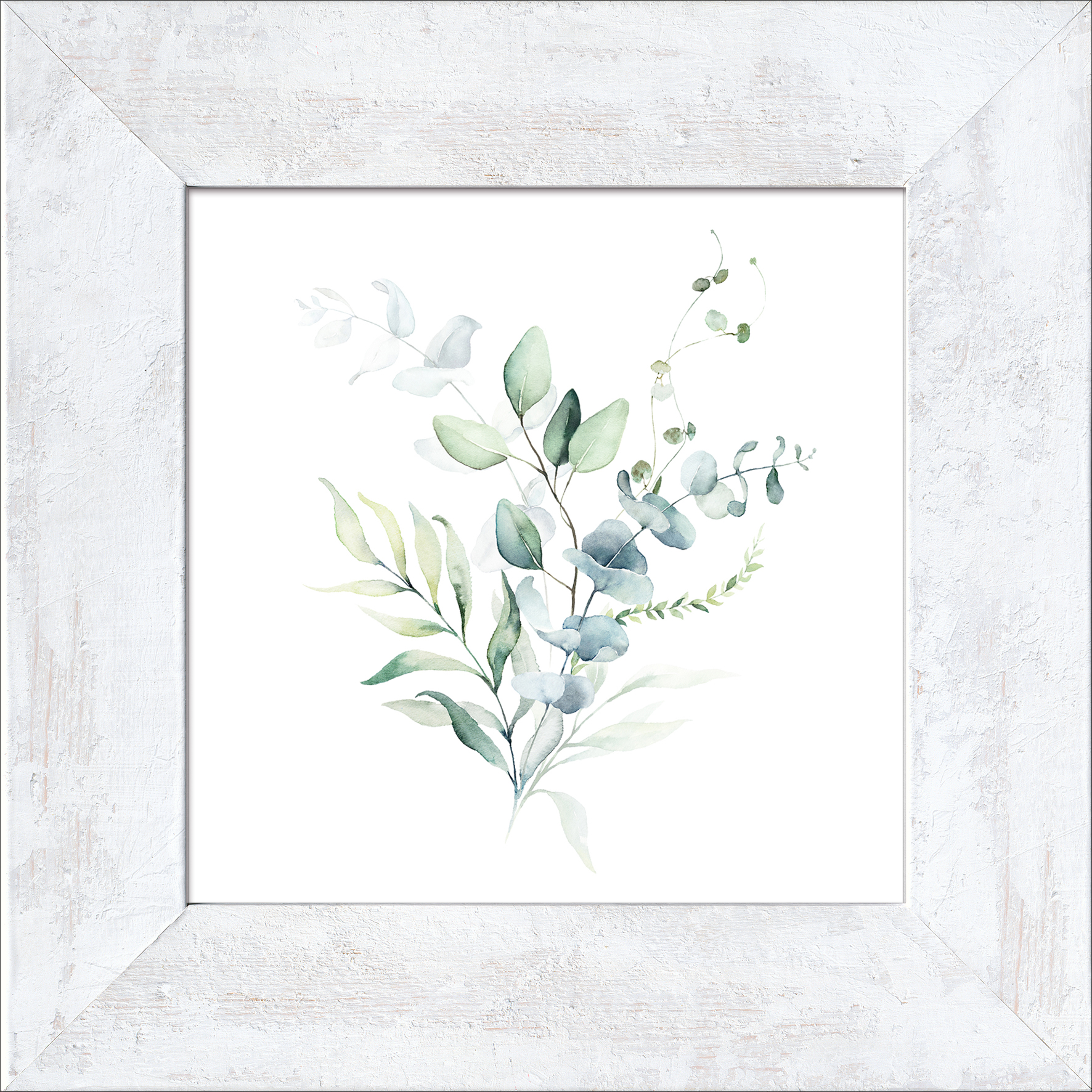 PRO ART New Classic Wood 44x44cm Watercolor Leaves I